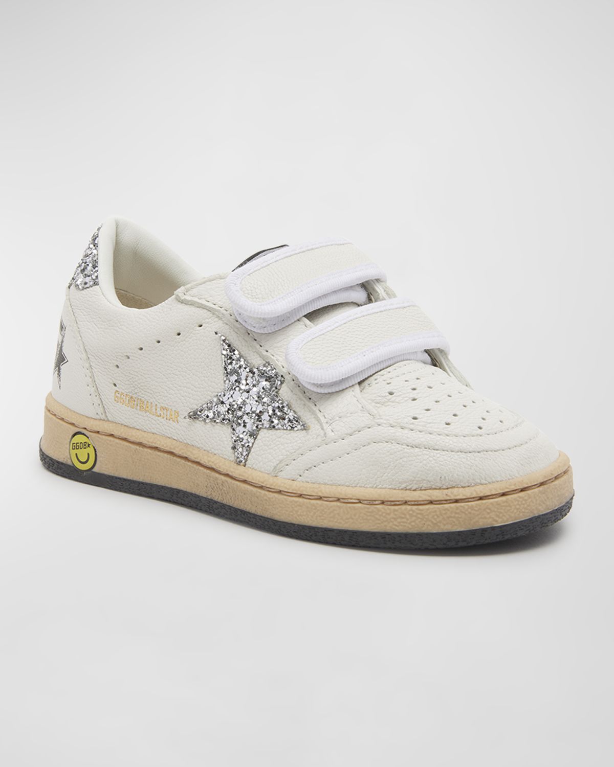 Golden Goose Girl 's Ballstar Glitter Dual-Grip Sneakers