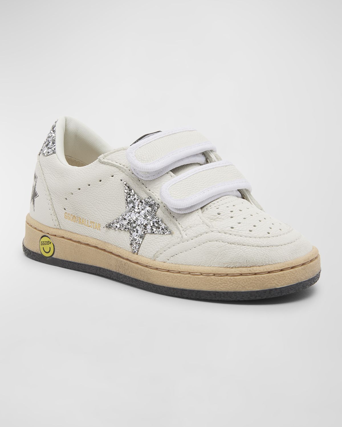 Golden Goose Girl 's Ballstar Glitter Dual-Grip Sneakers
