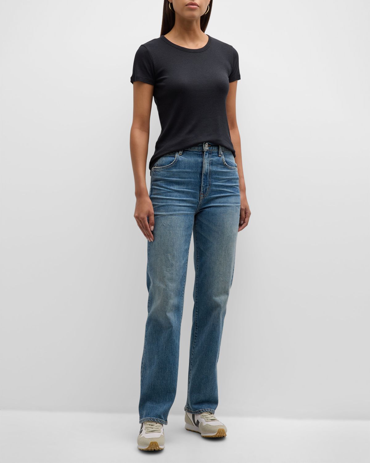 Majestic Filatures Lyocell Cotton Baby Ribbed Tee