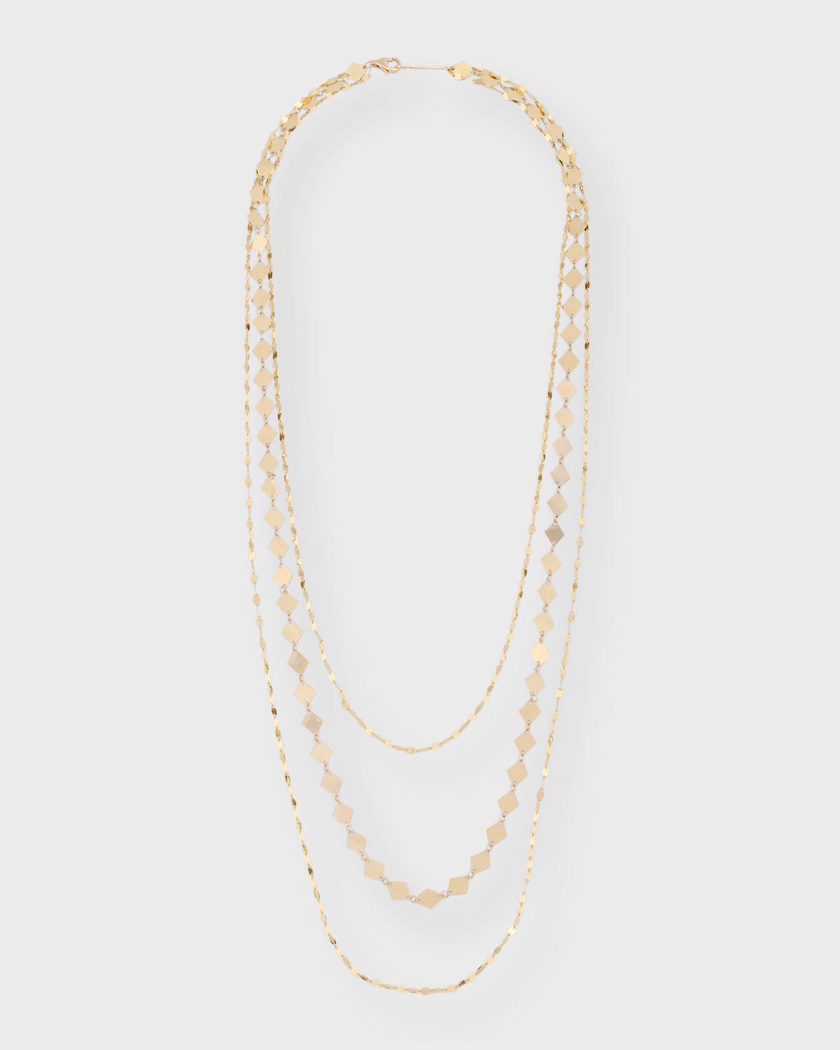 LANA Laser Kite Remix 3-Strand Necklace