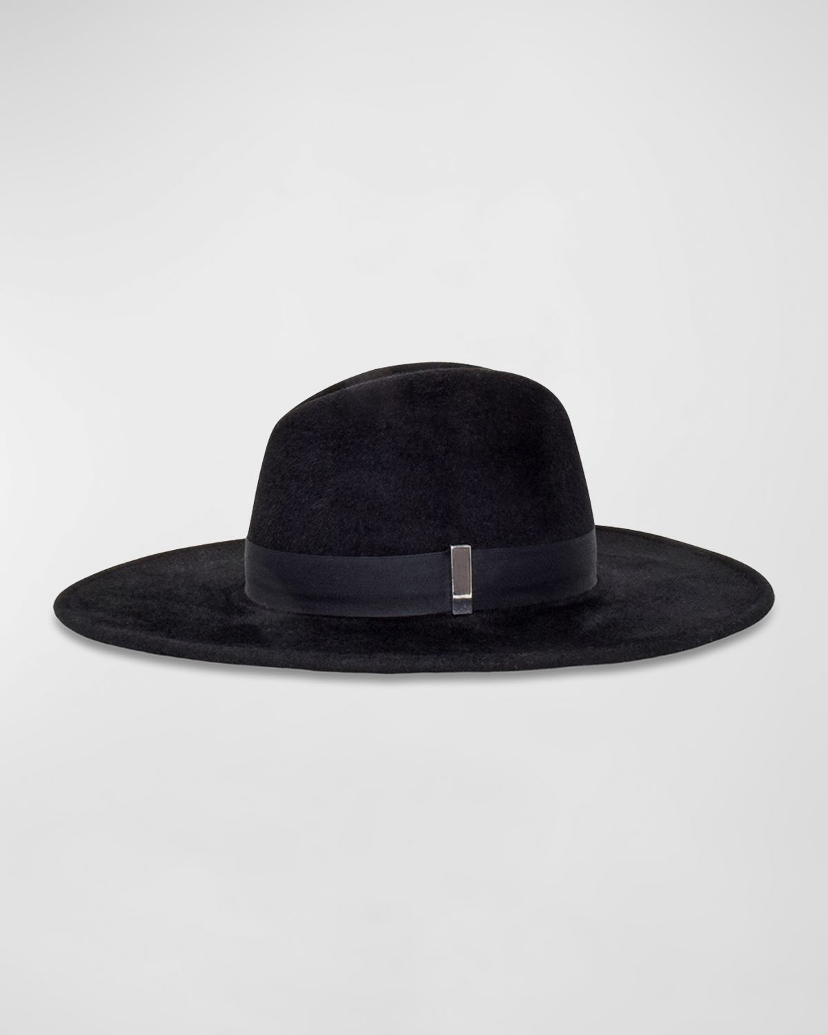 Gigi Burris Jeanne Black Felt Fedora