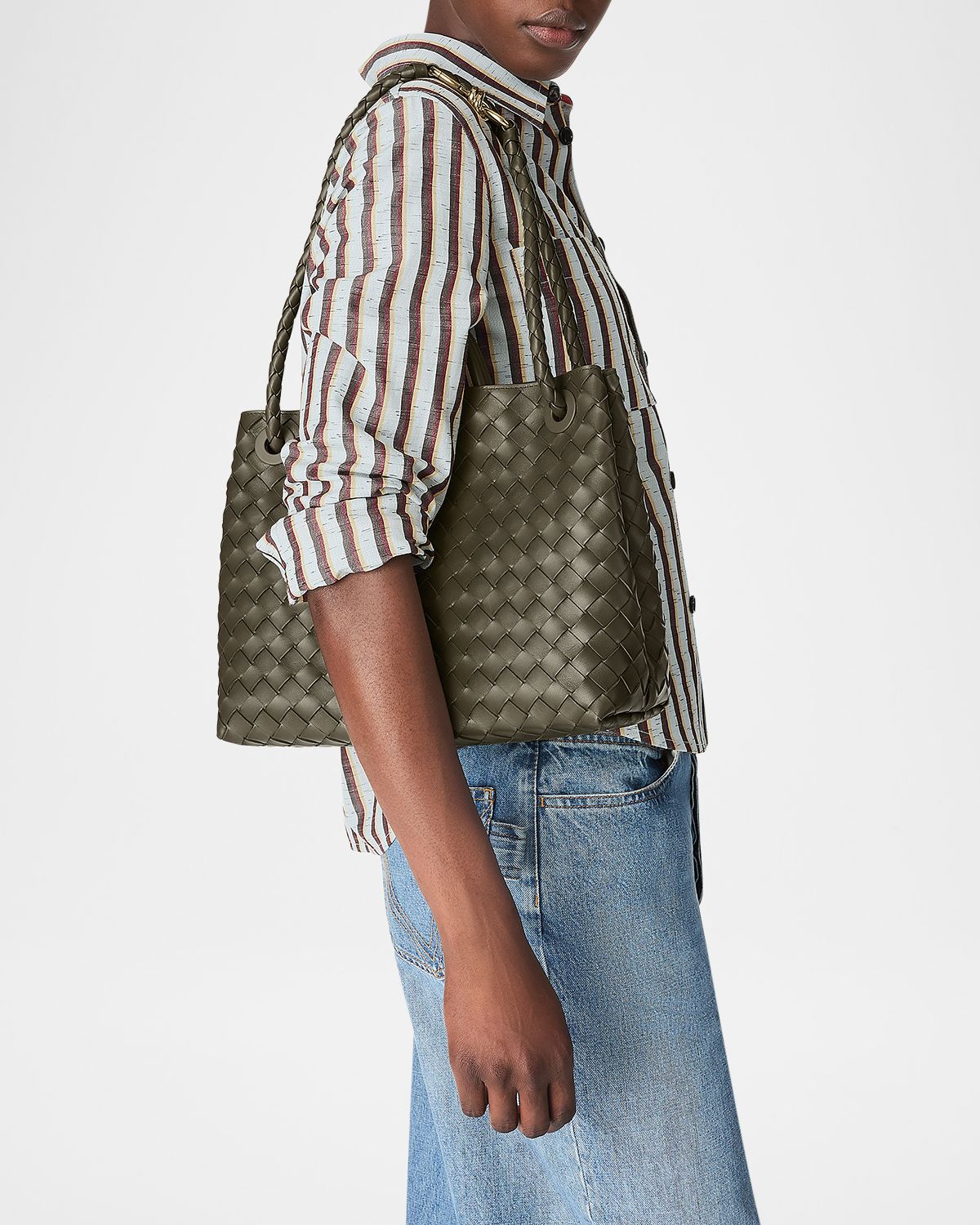 Bottega Veneta Andiamo Medium Top-Handle Bag