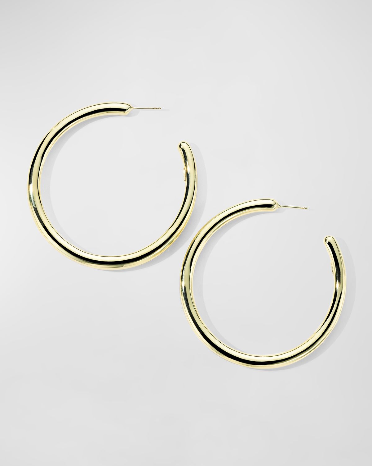 Ippolita Large #4 Hoop Earrings in 18K Gold