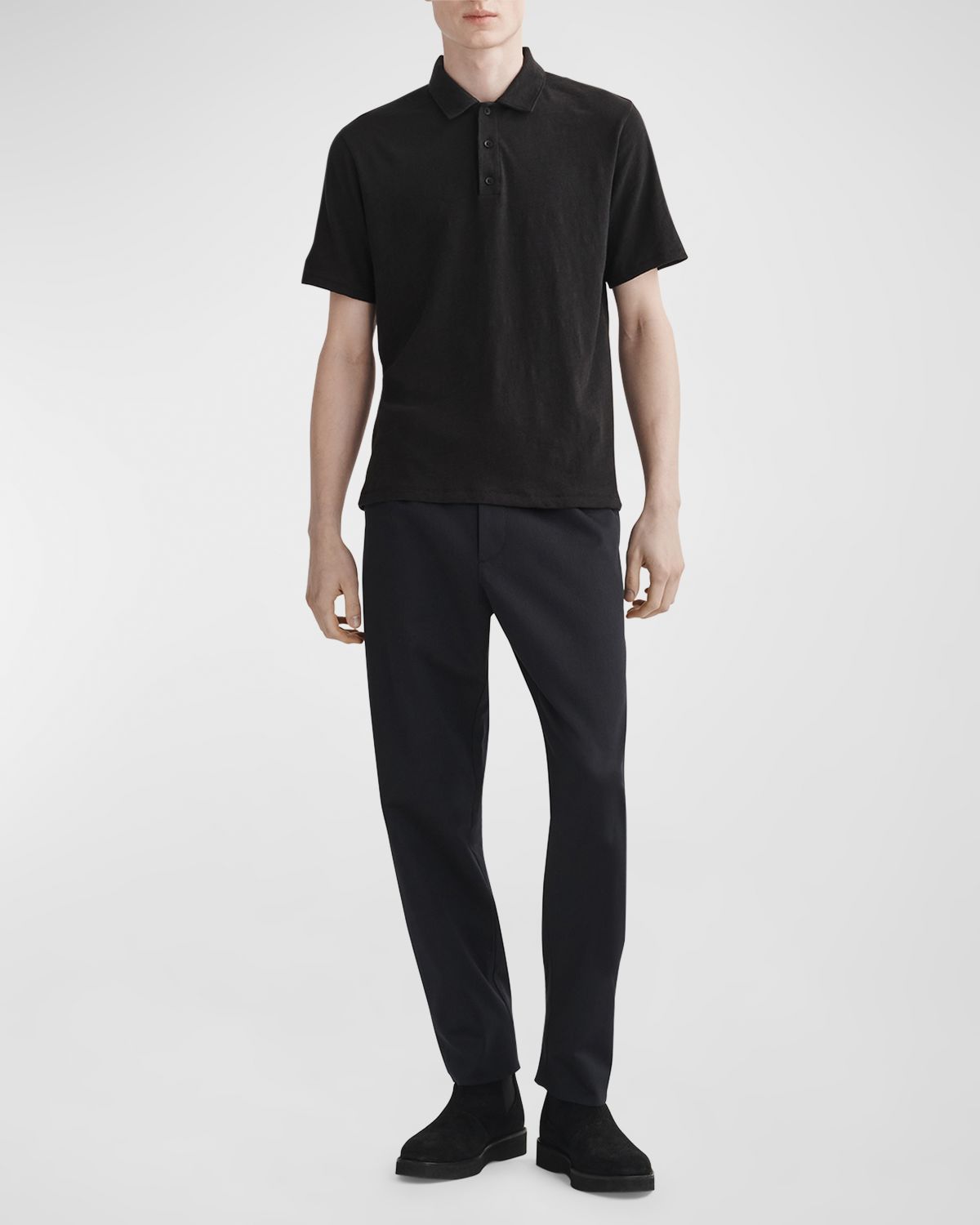 Rag & Bone Men 's Classic Flame Polo Shirt | Thumbnail 7 Rag & Bone Men 's Classic Flame Polo Shirt | Thumbnail 7