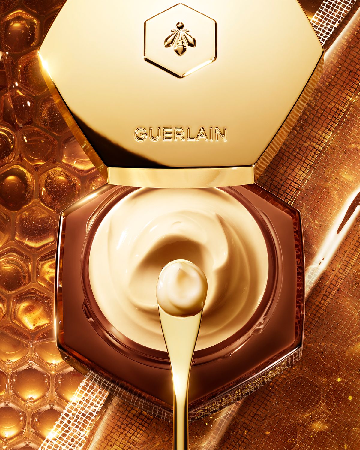 Guerlain Abeille Royale Honey Treatment Night Cream with Hyaluronic Acid, 1.7 oz.