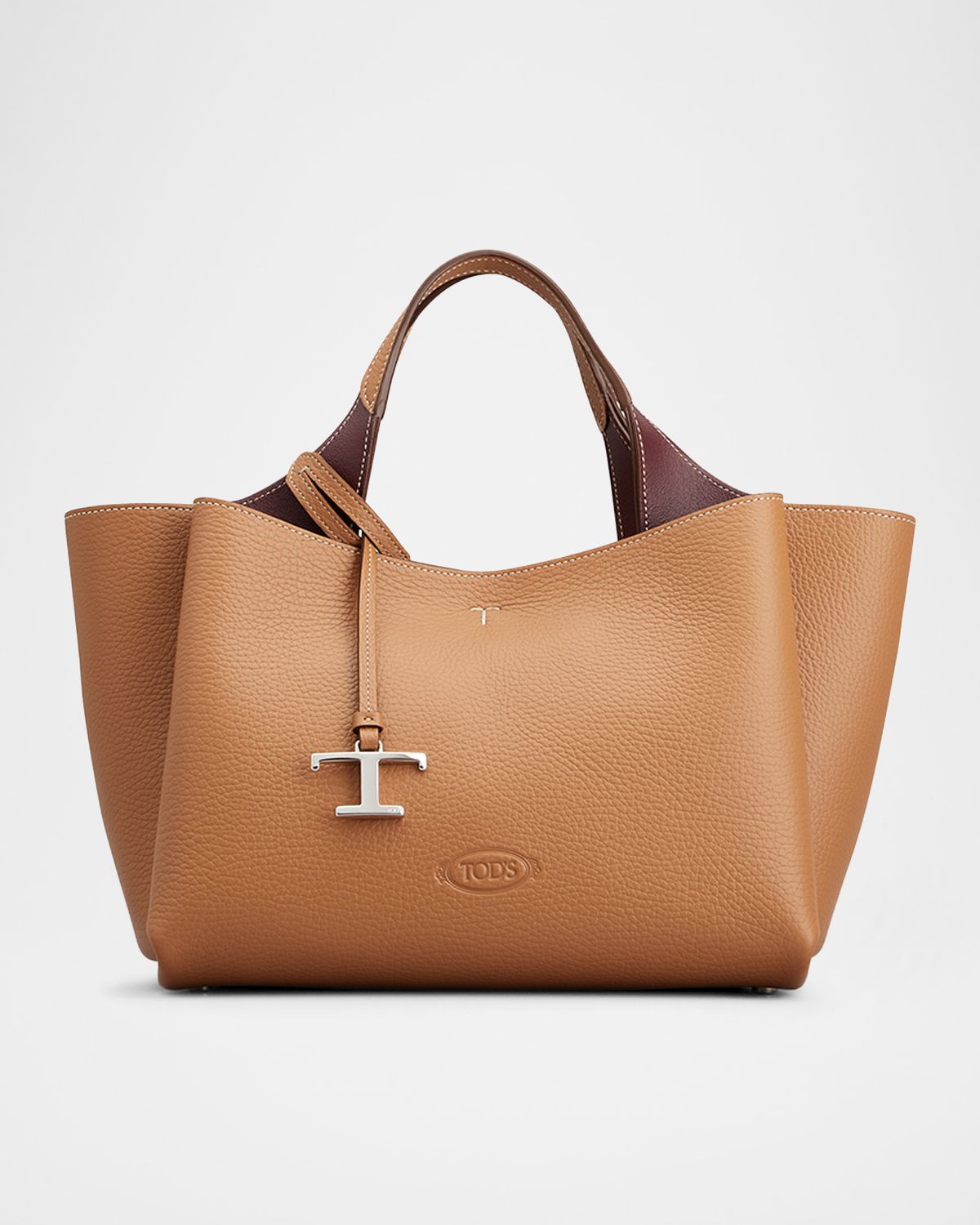 Tod 's Mini Leather Tote Bag | Thumbnail 8