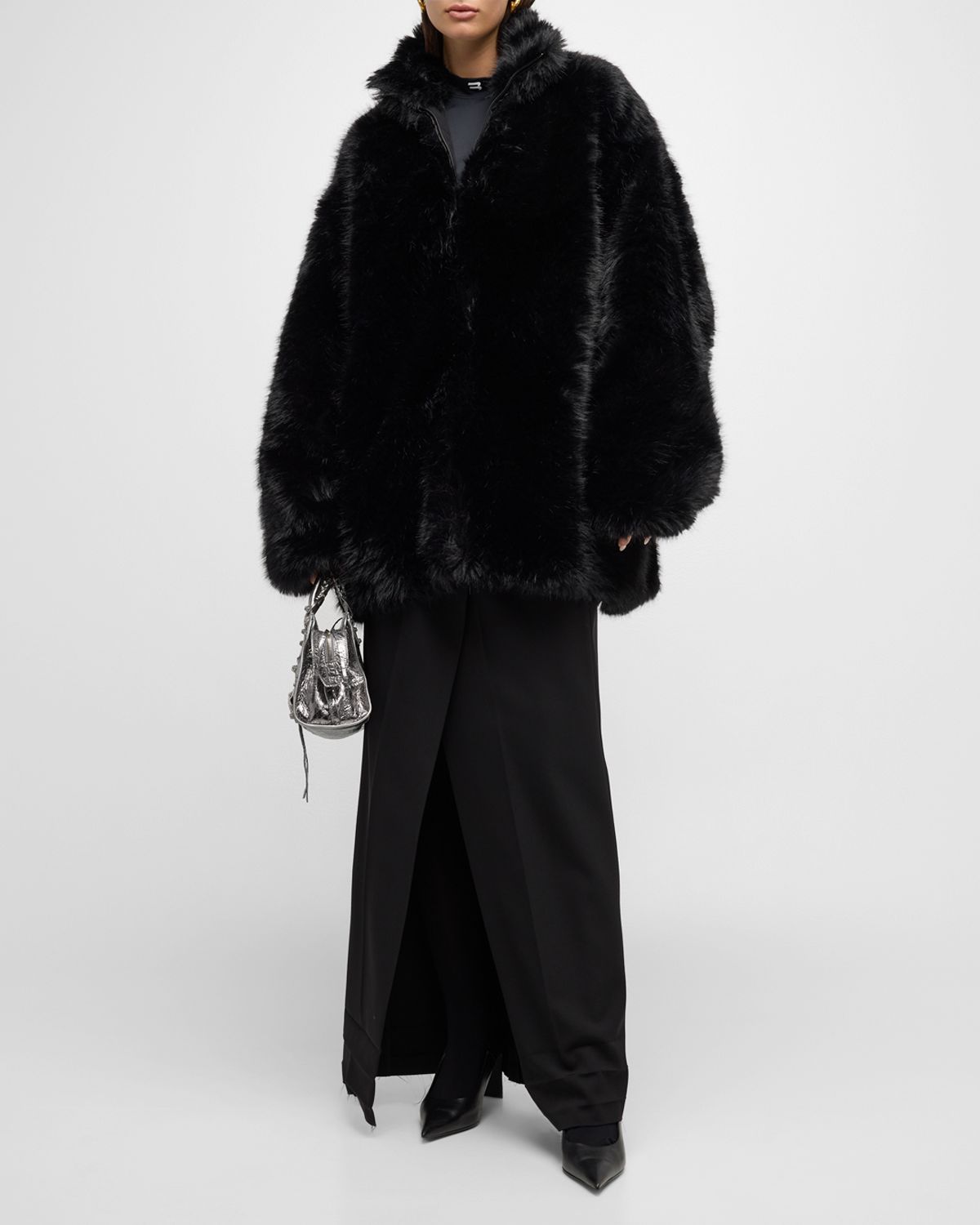 Balenciaga Extended BB  Zip-Up Jacket