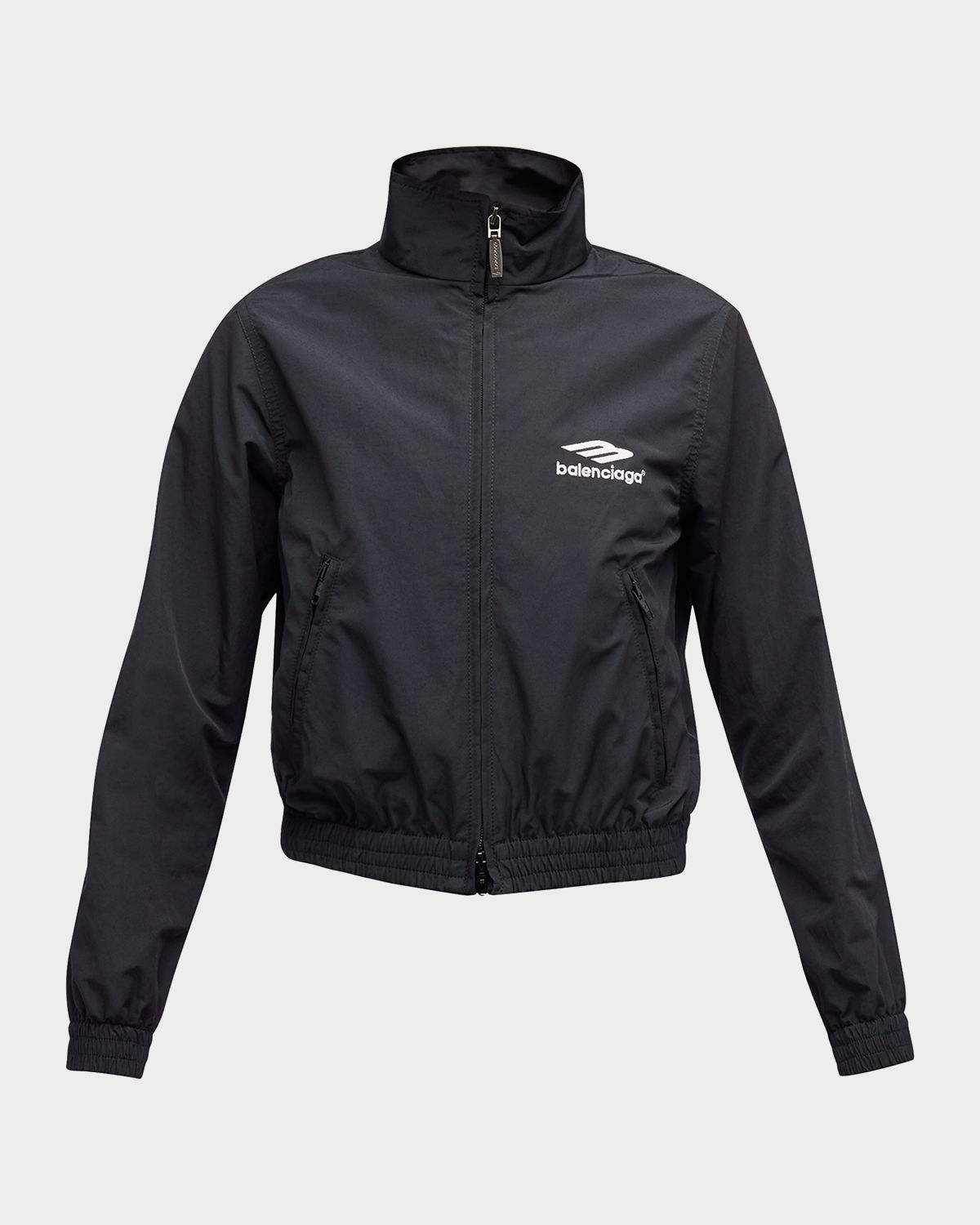 Balenciaga 3B Sports Icon Fitted Tracksuit Jacket