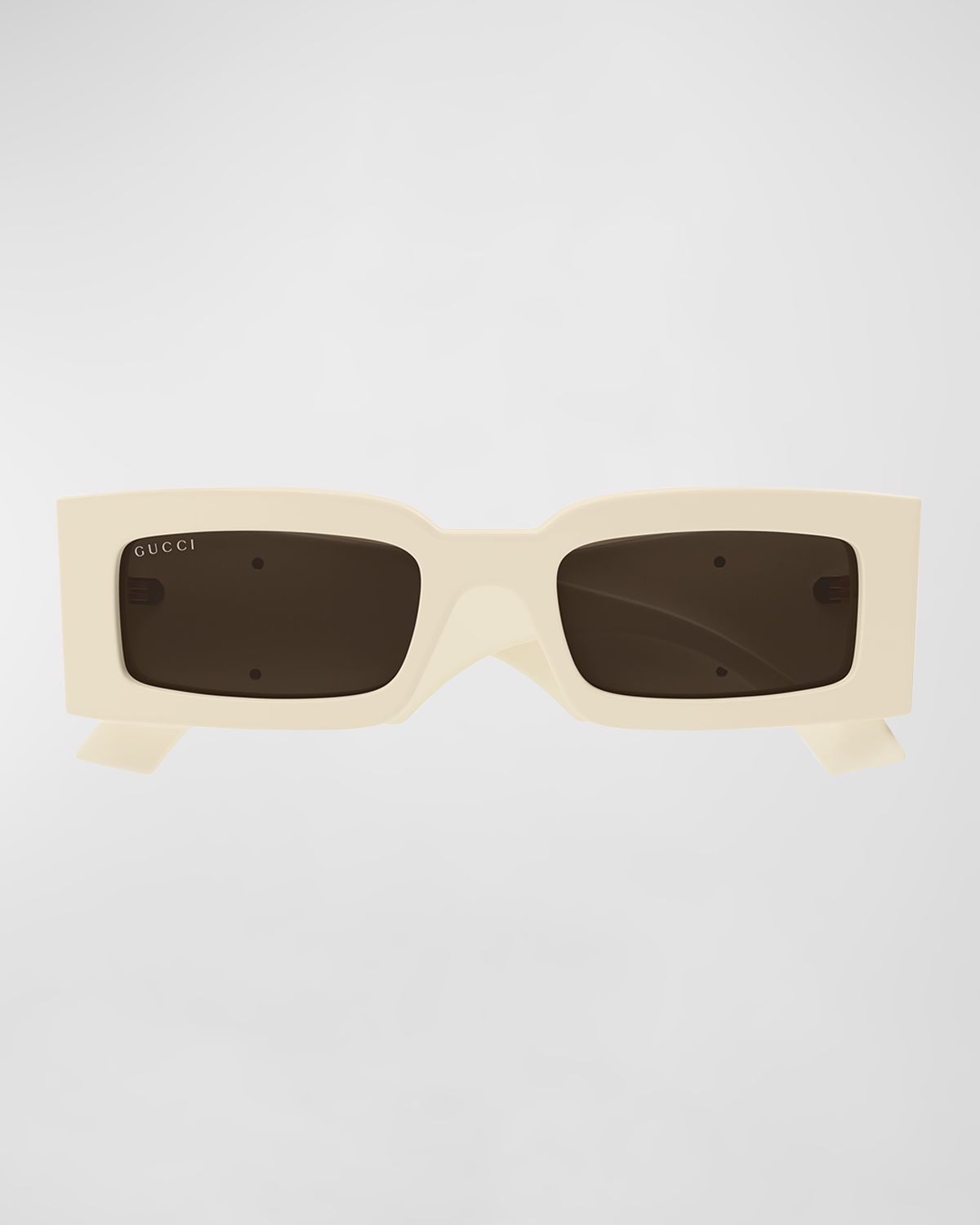 Gucci Geometric Acetate Rectangle Sunglasses