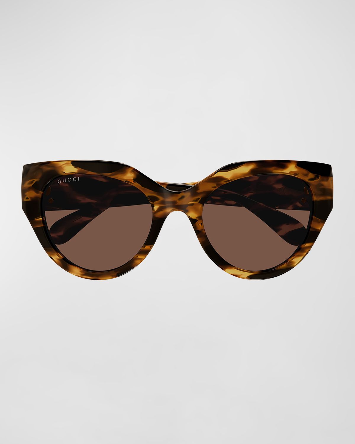 Gucci GG Emblem Acetate Cat-Eye Sunglasses