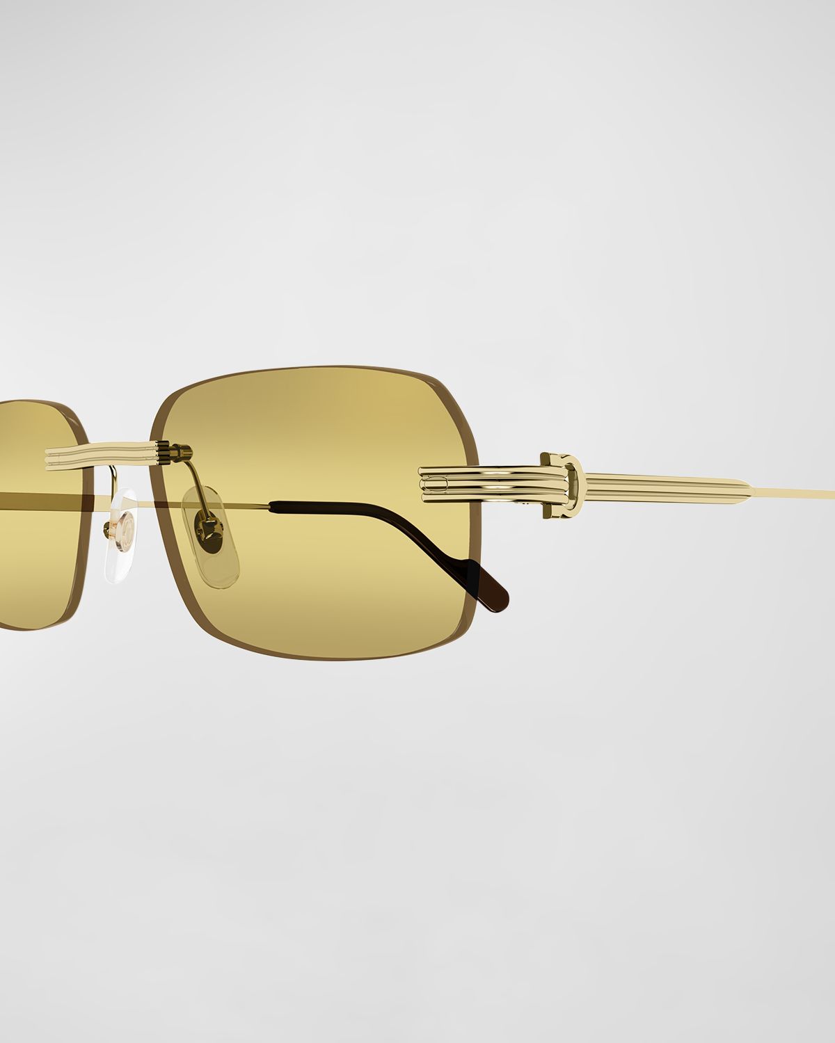 Cartier Men 's CT0271Sm Rimless Rectangle Sunglasses | Thumbnail 3 Cartier Men 's CT0271Sm Rimless Rectangle Sunglasses | Thumbnail 3