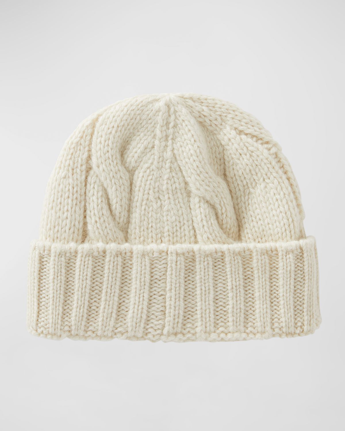 Loro Piana Cashmere Cable Knit Beanie
