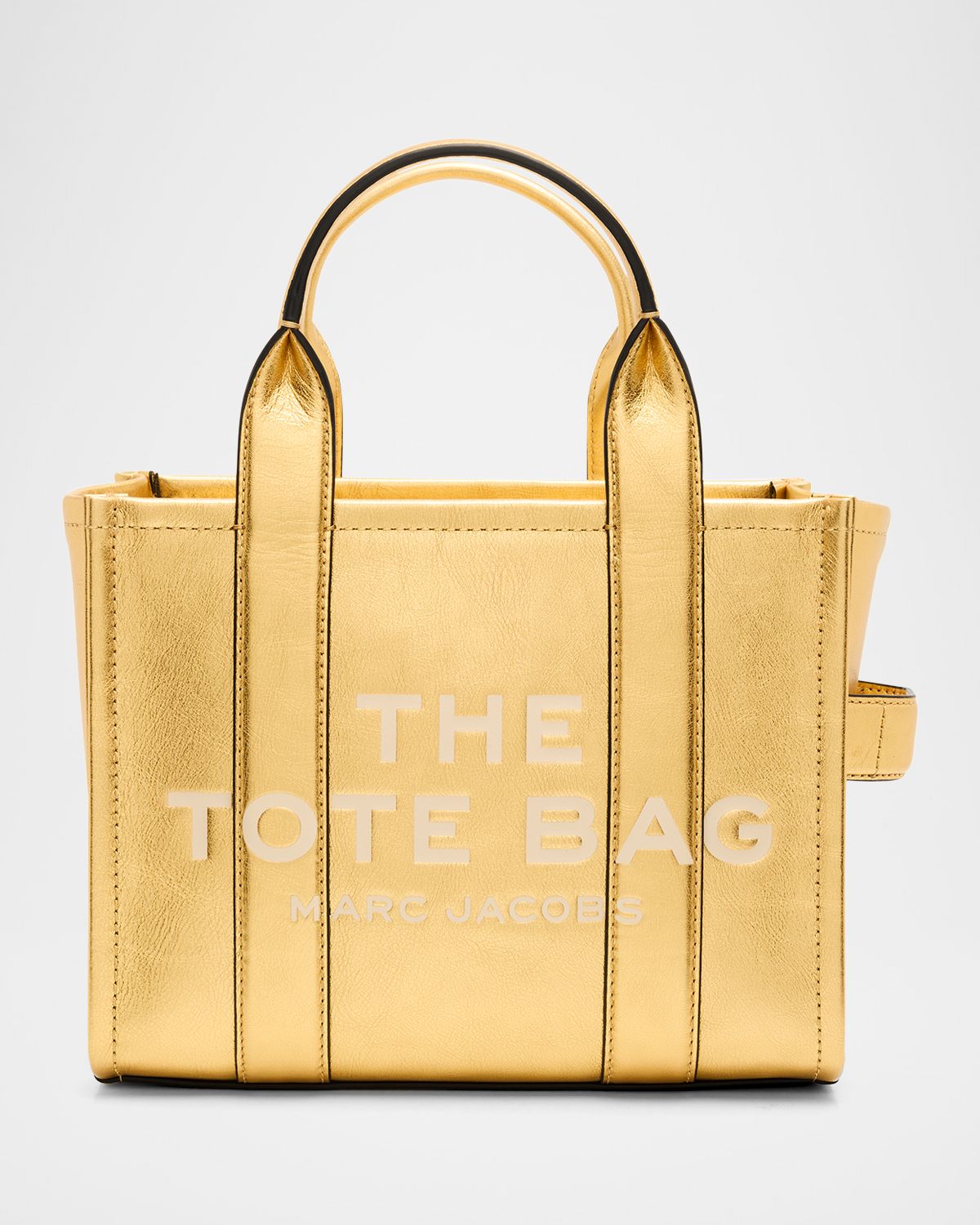 Marc Jacobs The Metallic Leather Small Tote Bag