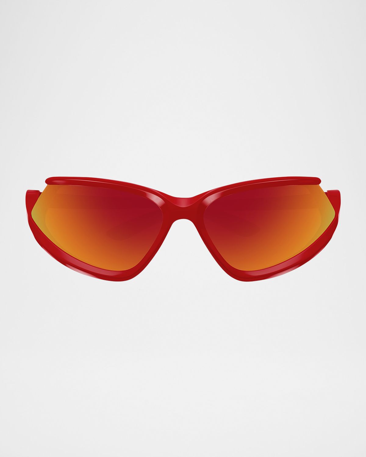 Balenciaga Men 's BB0289SM Plastic Wrap Sunglasses