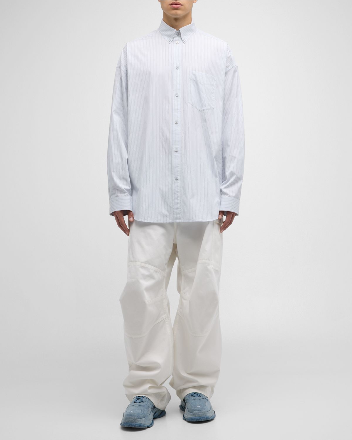 Balenciaga Men 's  Shirt Oversized