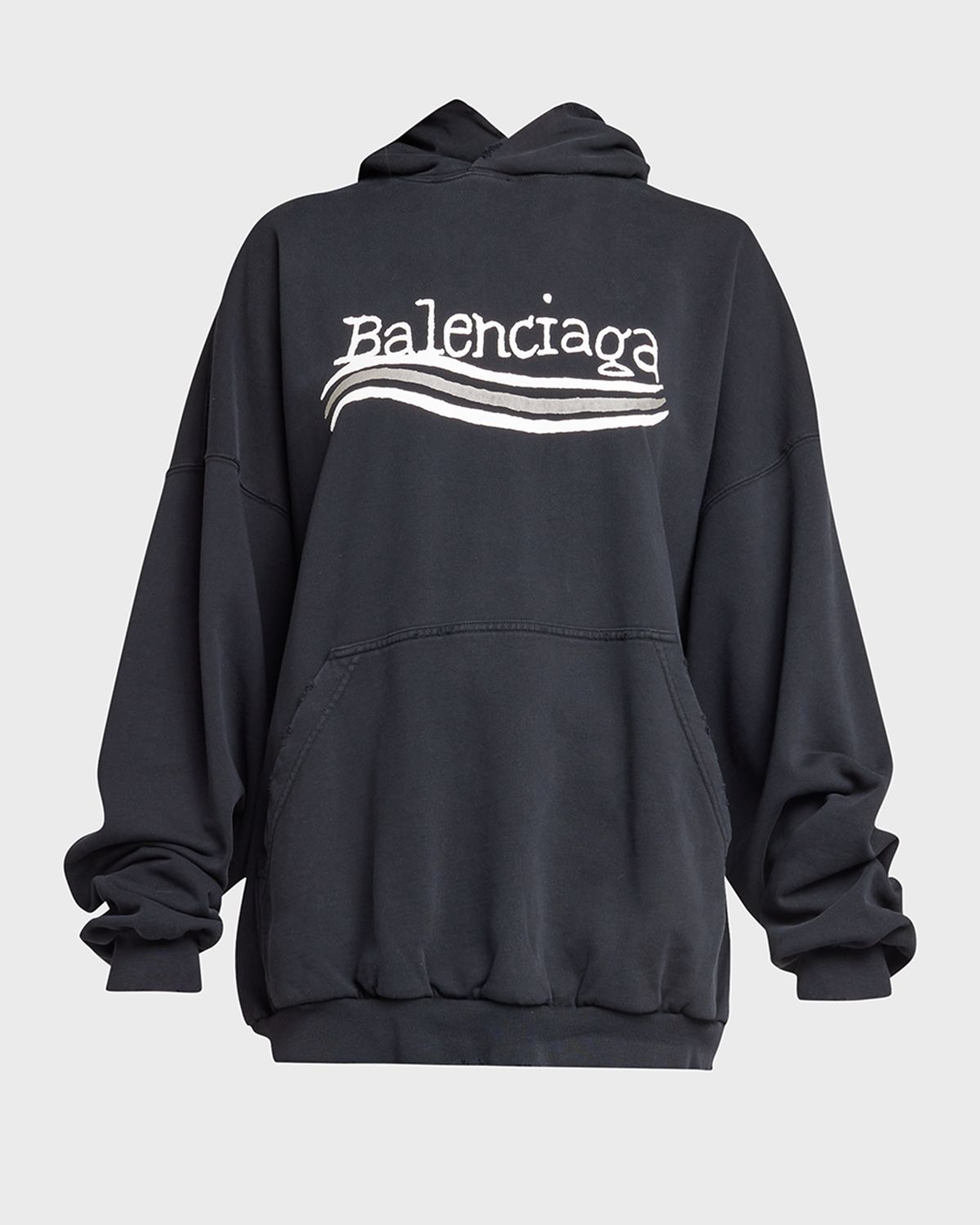 Balenciaga Hand-Drawn Political Campaign Oversized Hoodie