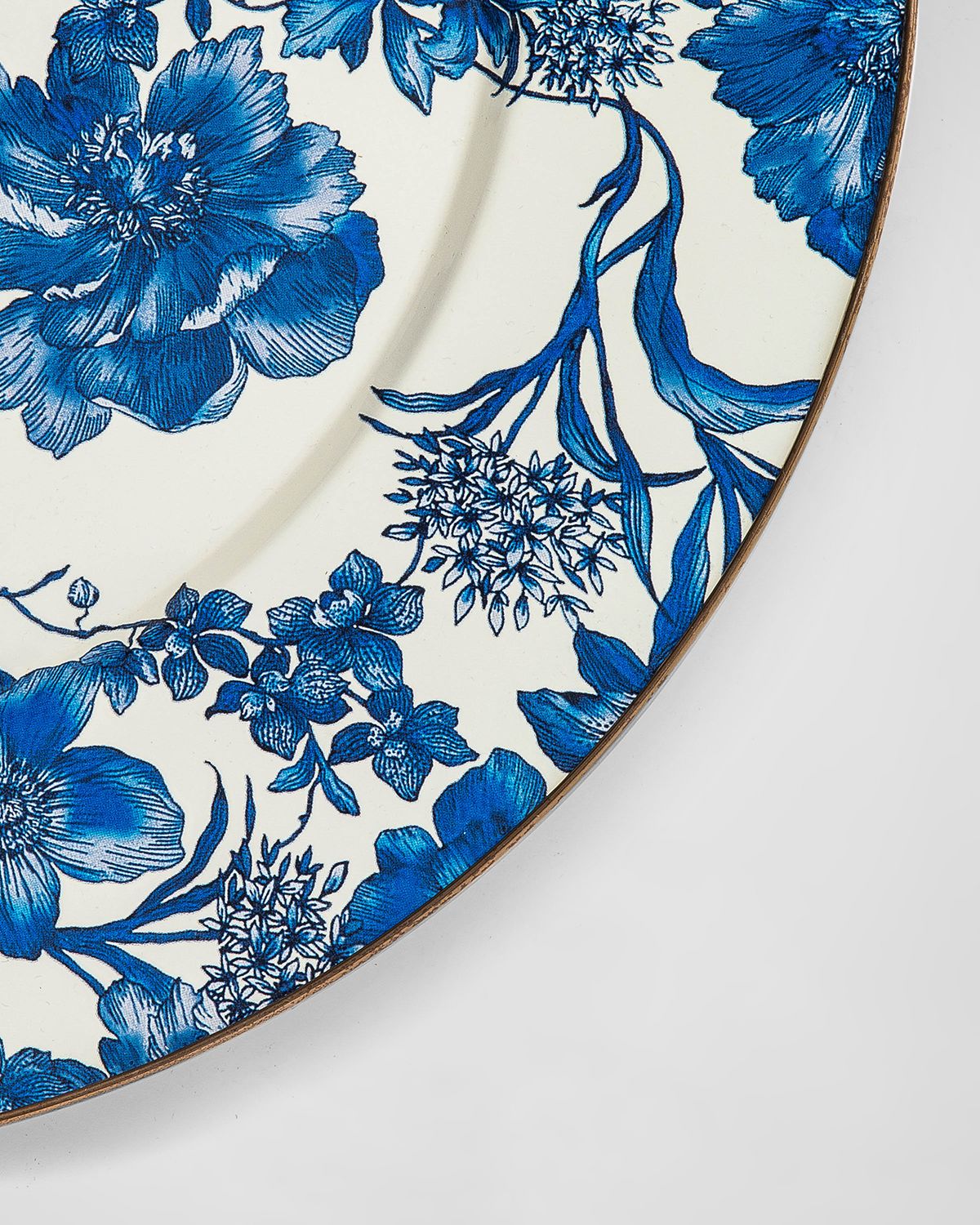 MacKenzie-Childs English Garden Enamel Serving Platter Royal