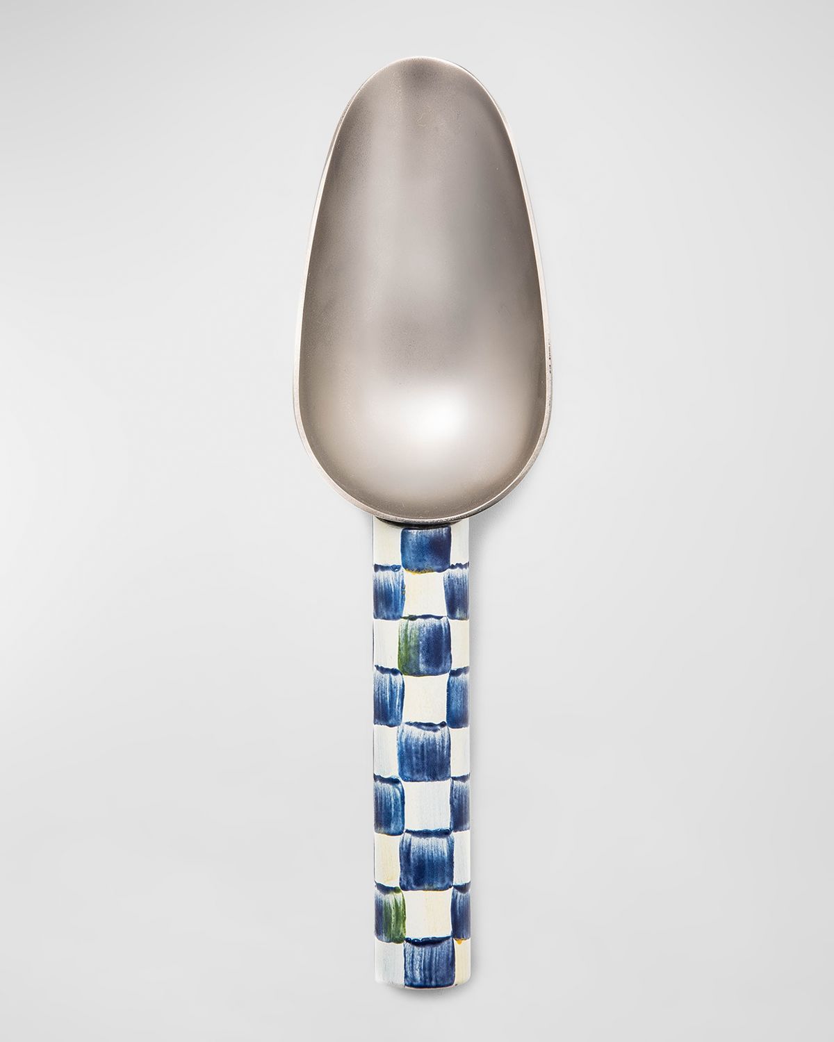 MacKenzie-Childs Royal Check Enamel Scoop