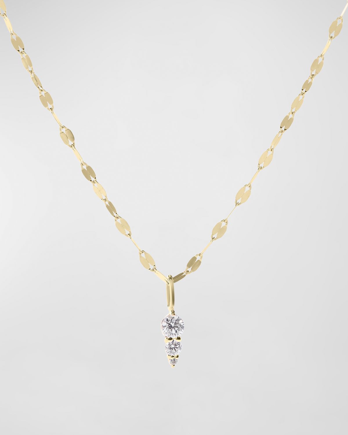 LANA 14K Gold Diamond Spike Pendant Necklace