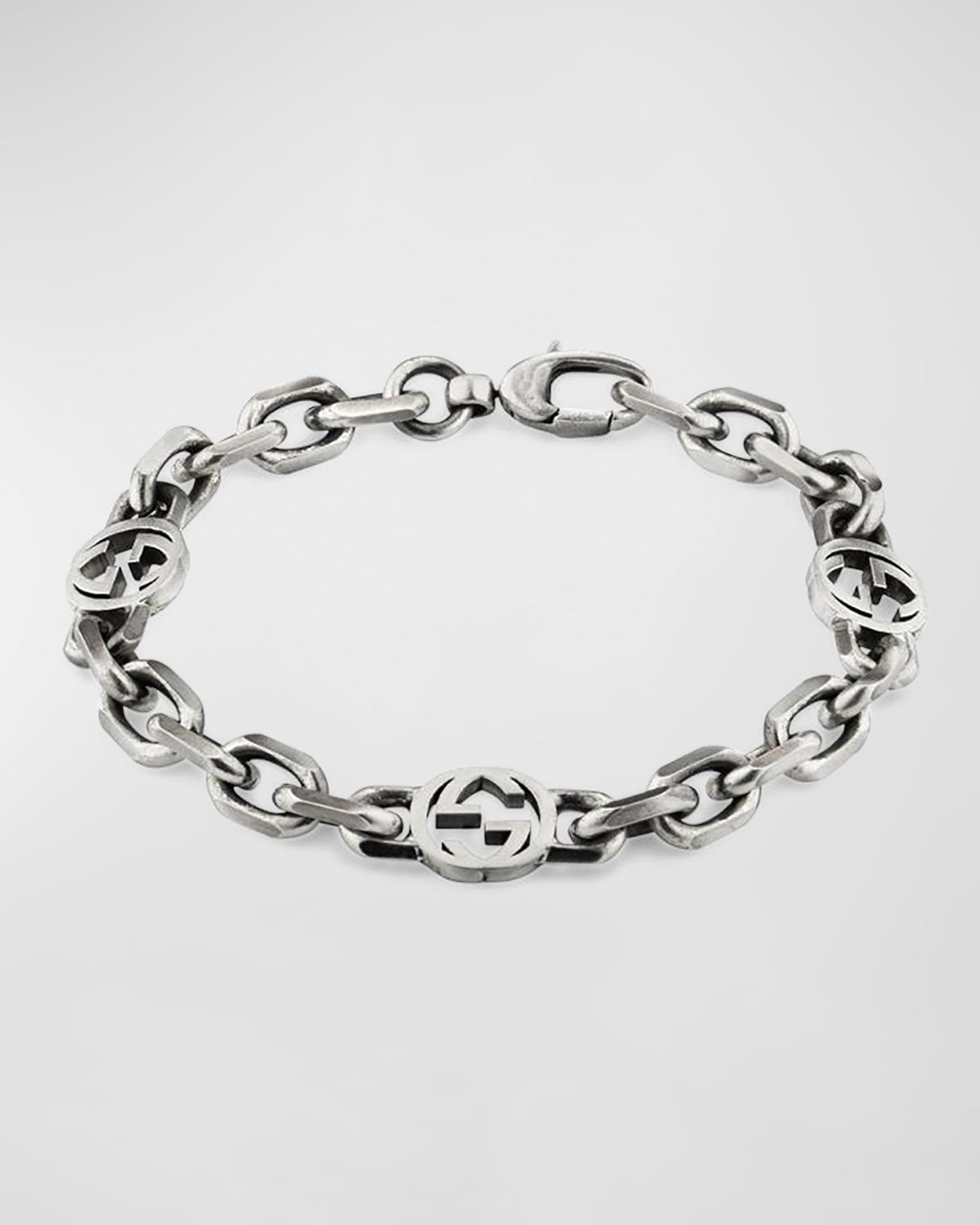Gucci Interlock G Sterling Silver Bracelet