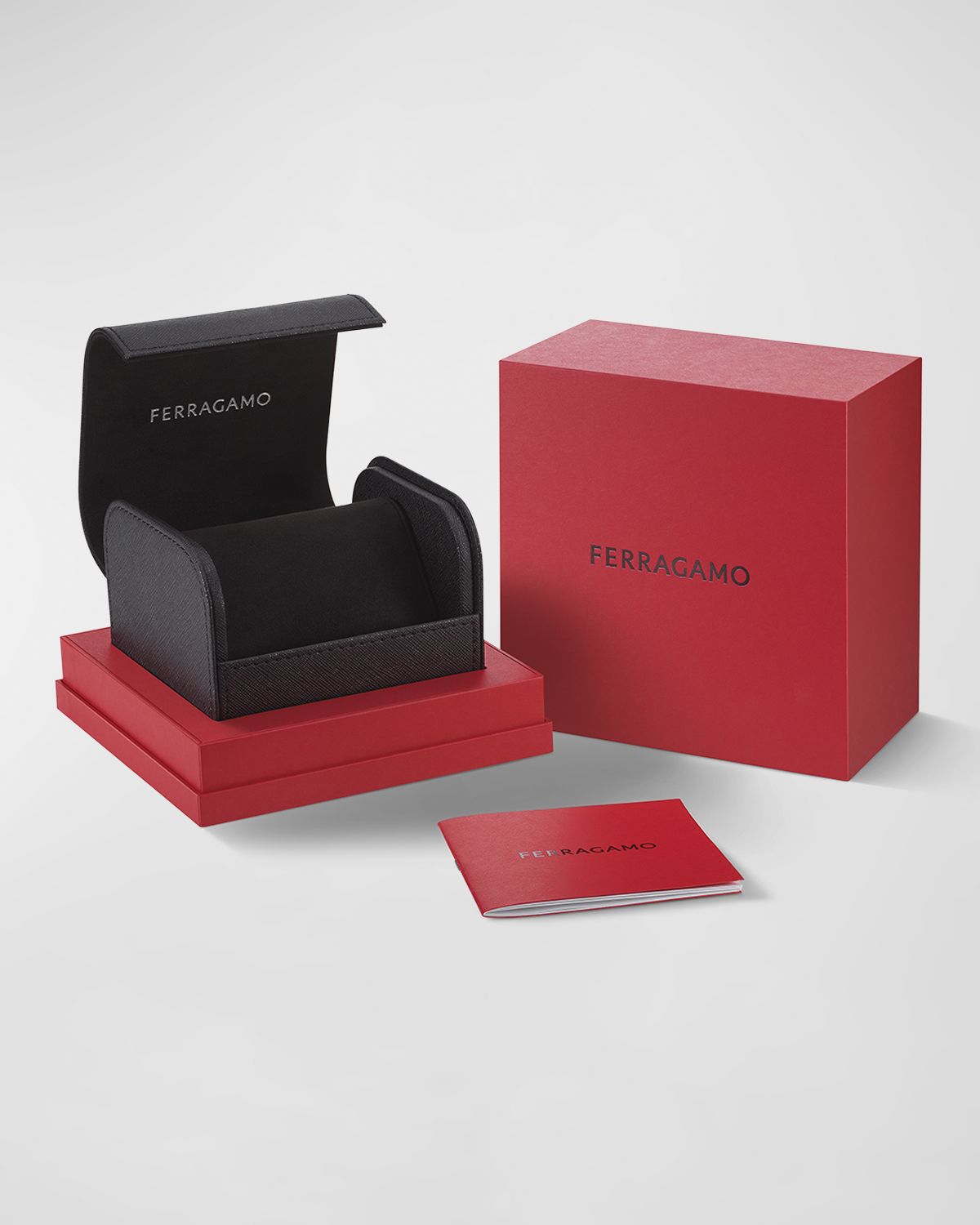 Ferragamo Men 's 43mm Master Chrono Watch with Leather Strap, Black | Thumbnail 5 Ferragamo Men 's 43mm Master Chrono Watch with Leather Strap, Black | Thumbnail 5
