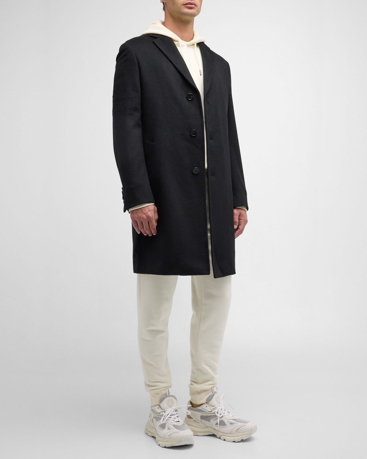 Cardinal of Canada Men 's St-Pierre Cashmere Topcoat