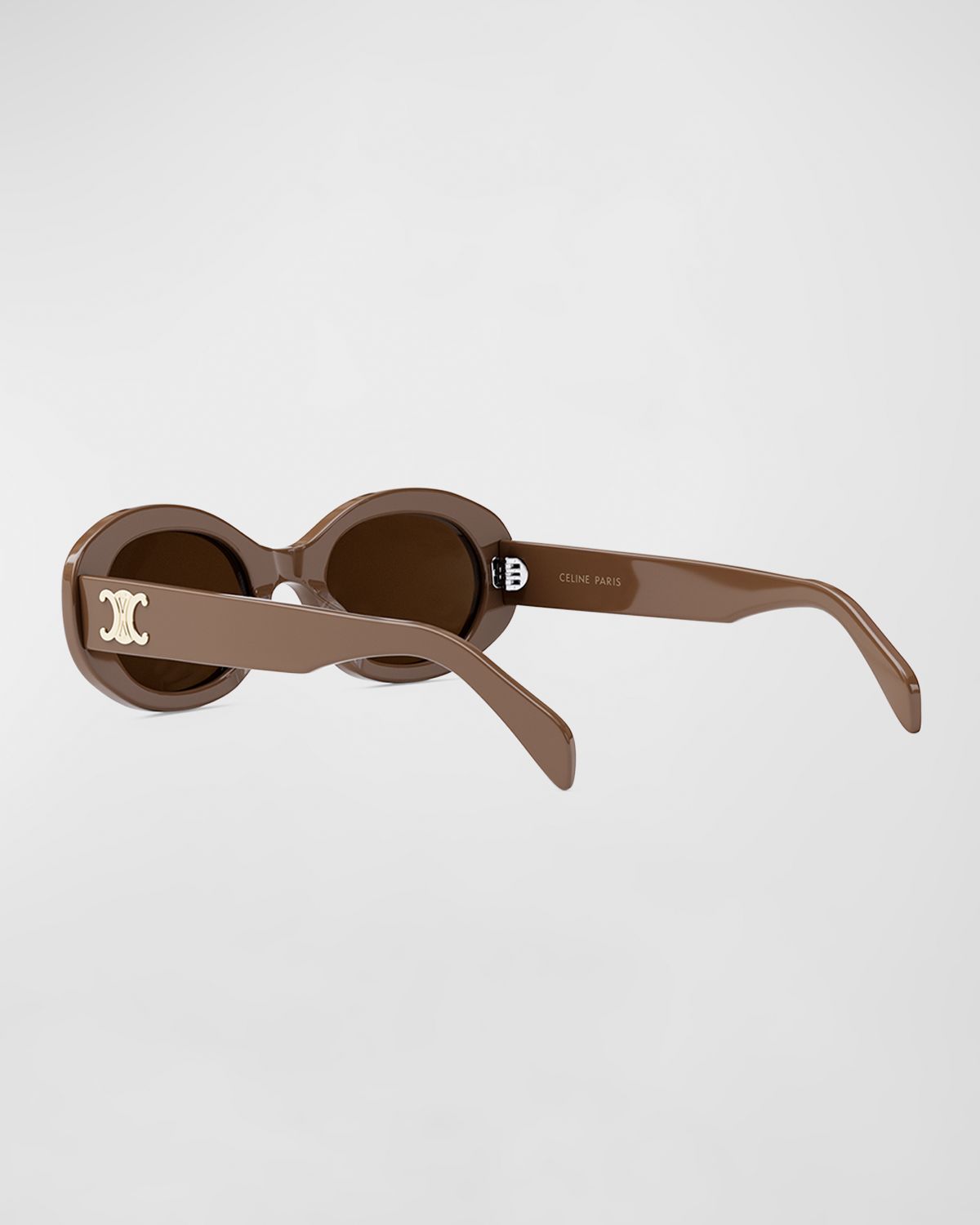 Celine Triomphe Acetate Oval Sunglasses