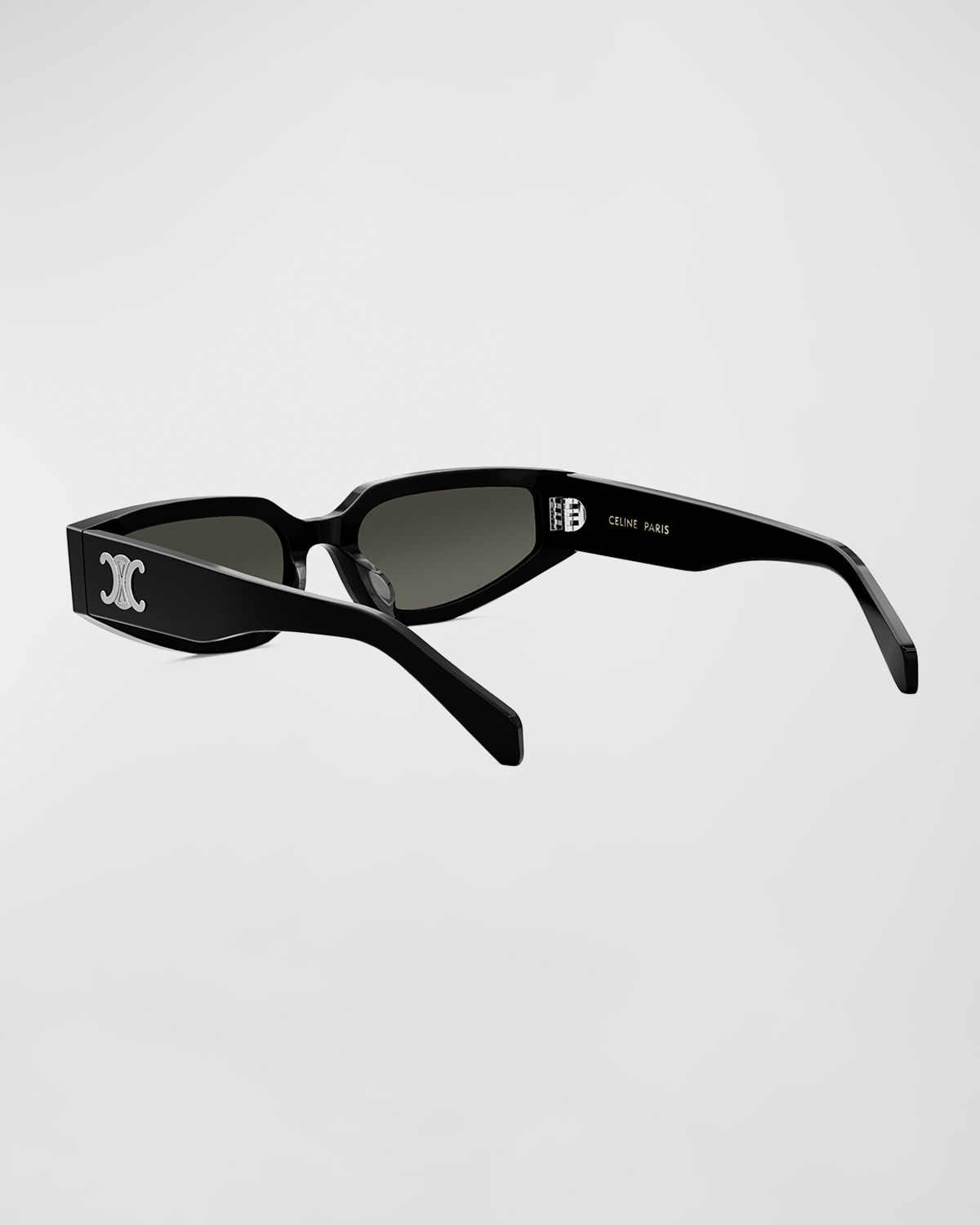 Celine Triomphe Sleek Acetate Cat-Eye Sunglasses