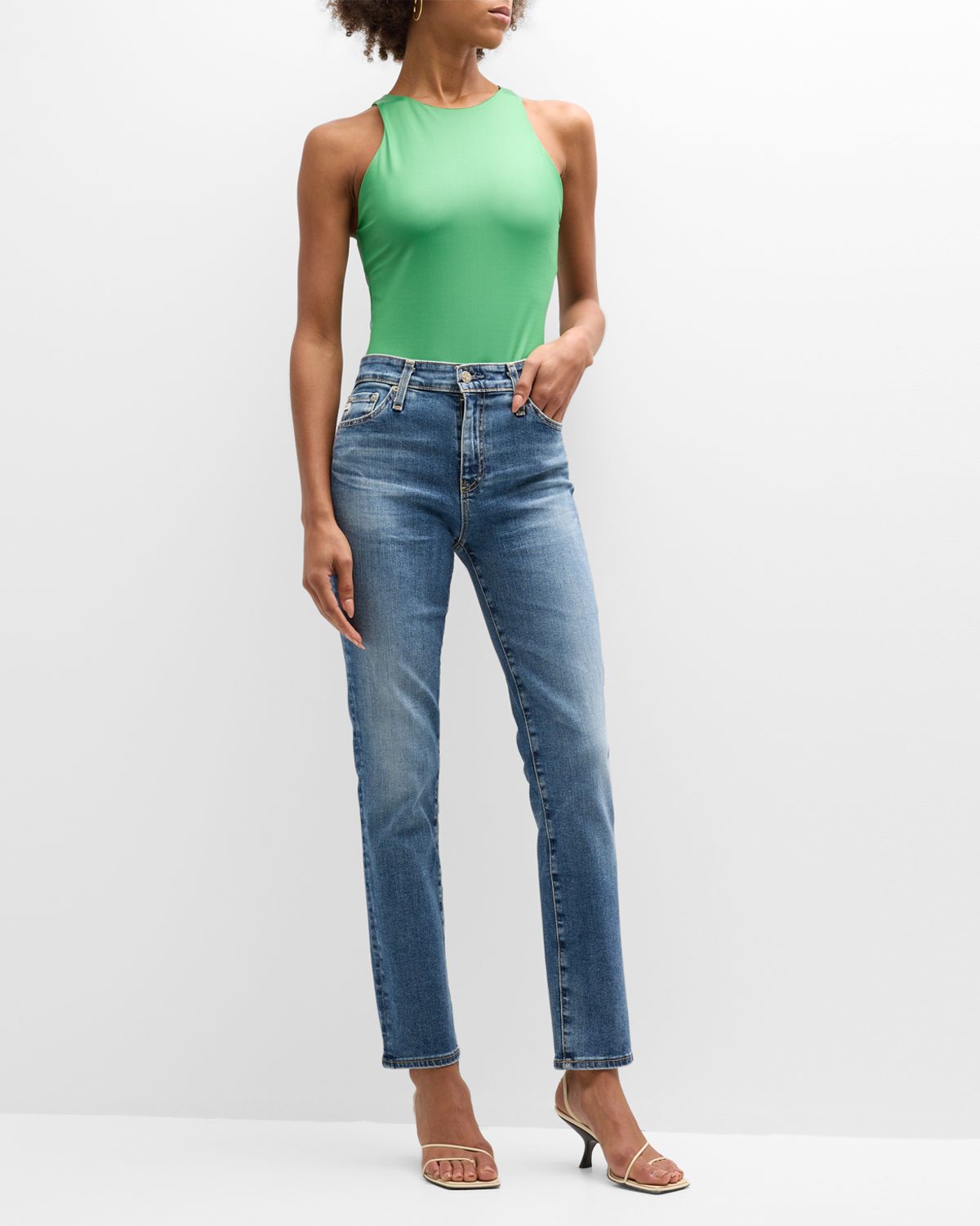 AG Jeans Mari Slim-Straight Jeans