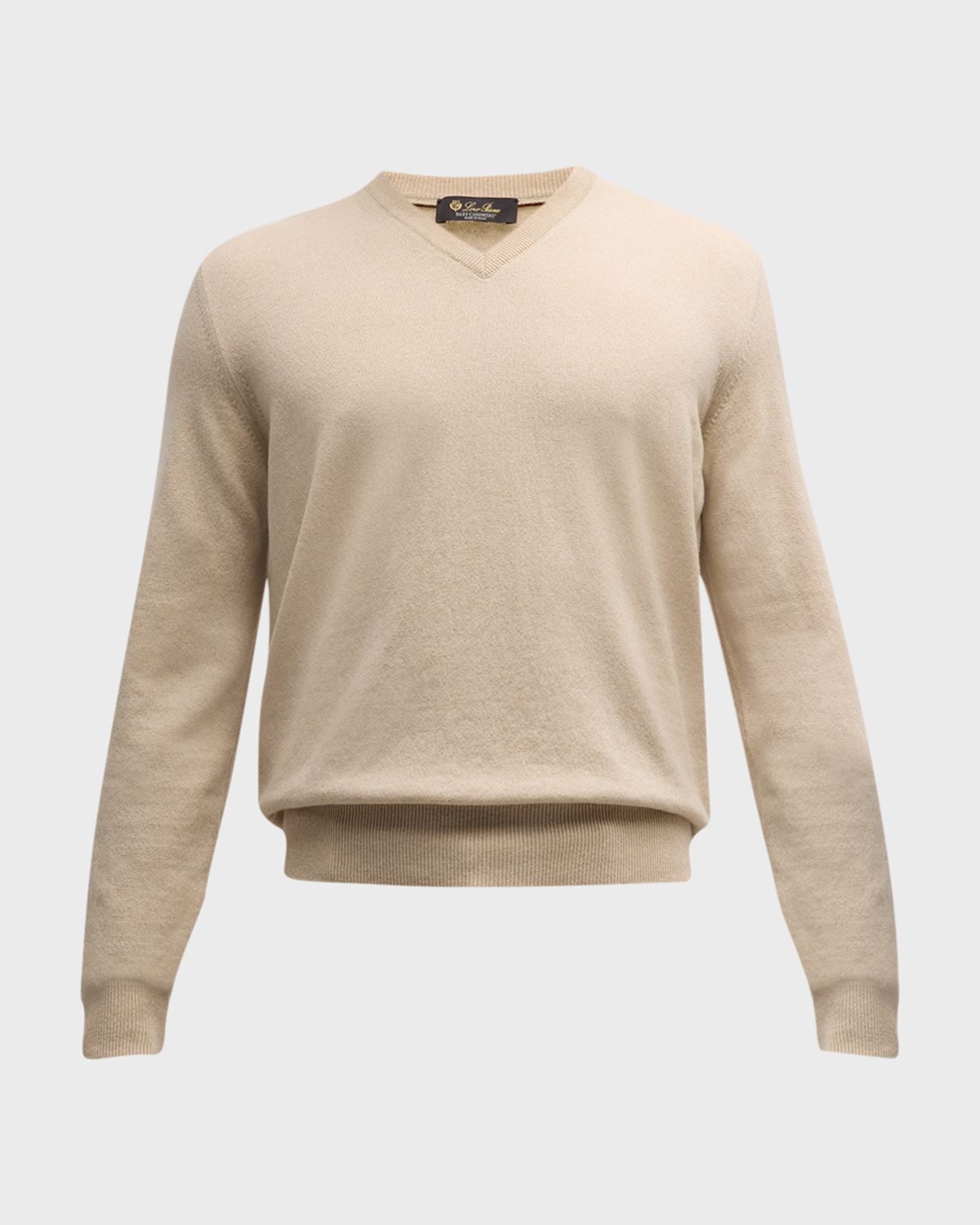 Loro Piana Men 's Scollo Baby Cashmere V-Neck Sweater
