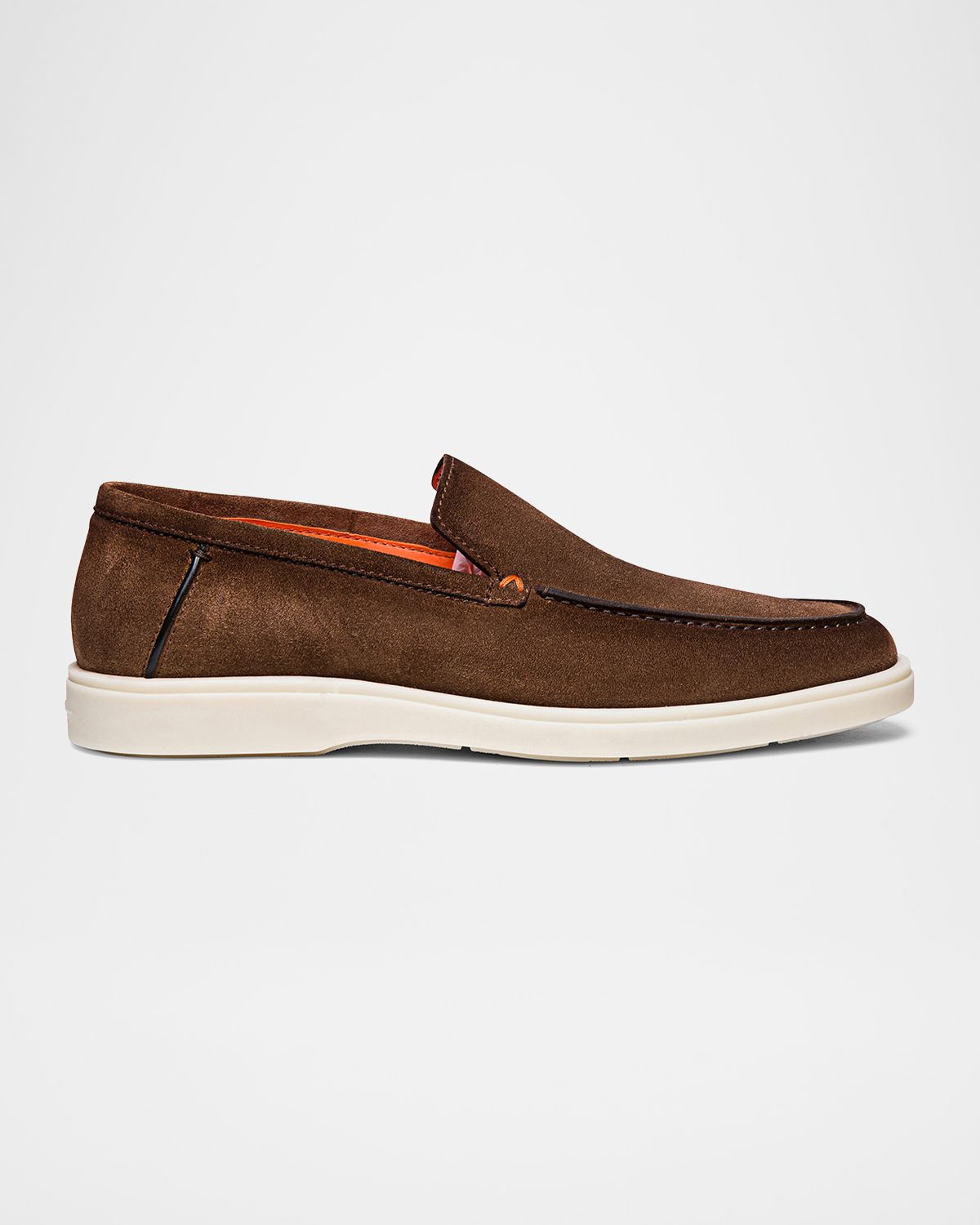 Santoni Men 's Detroit Suede Sneaker Loafers