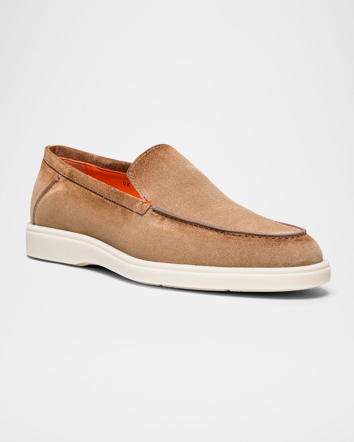 Santoni Men 's Detroit Suede Sneaker Loafers