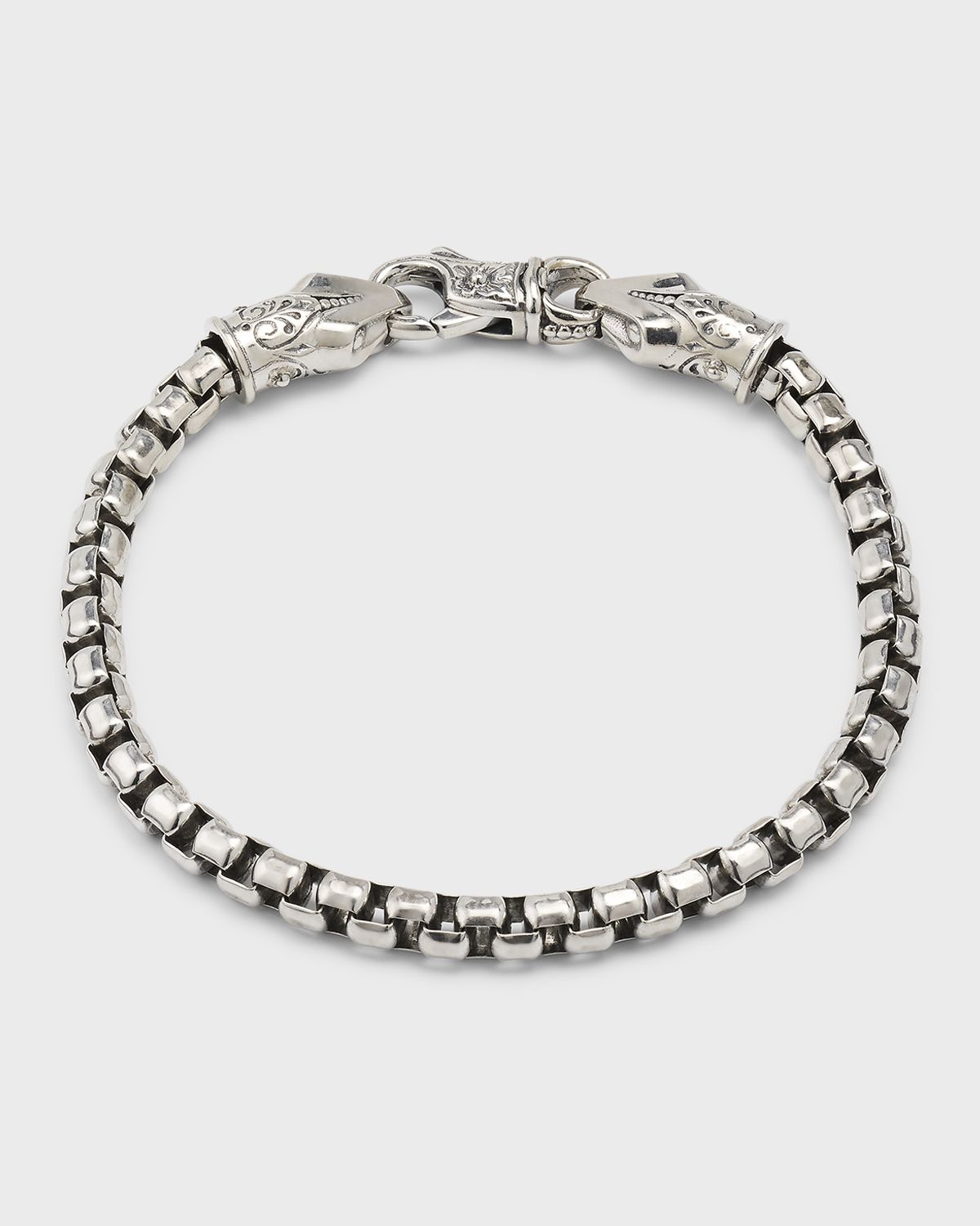 Konstantino Men 's Sterling SIlver Chain Bracelet