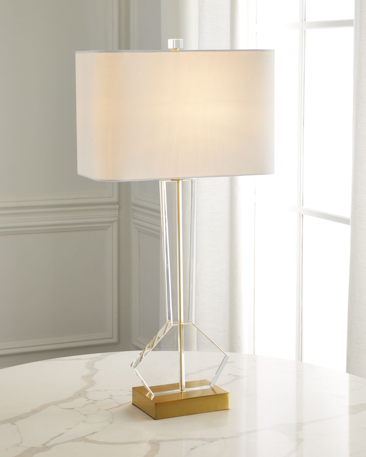 Old World Design Magdalena Crystal Lamp