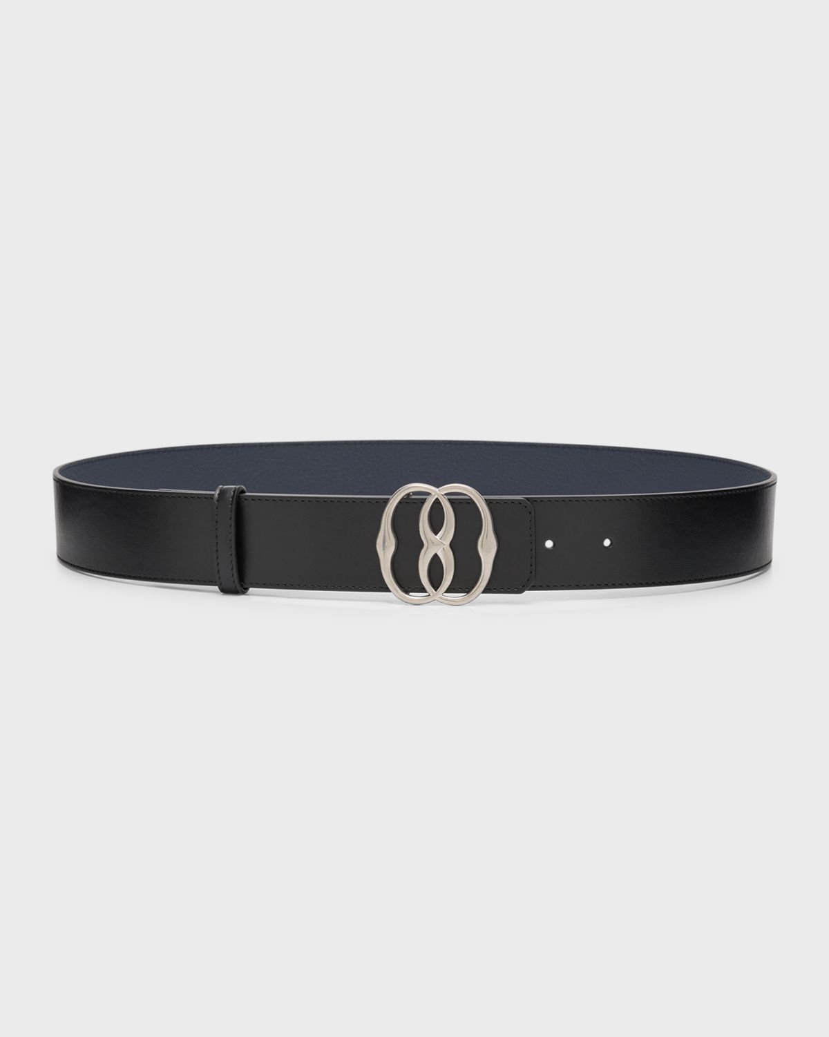 Bally Men 's Emblem-Buckle Reversible Leather Belt