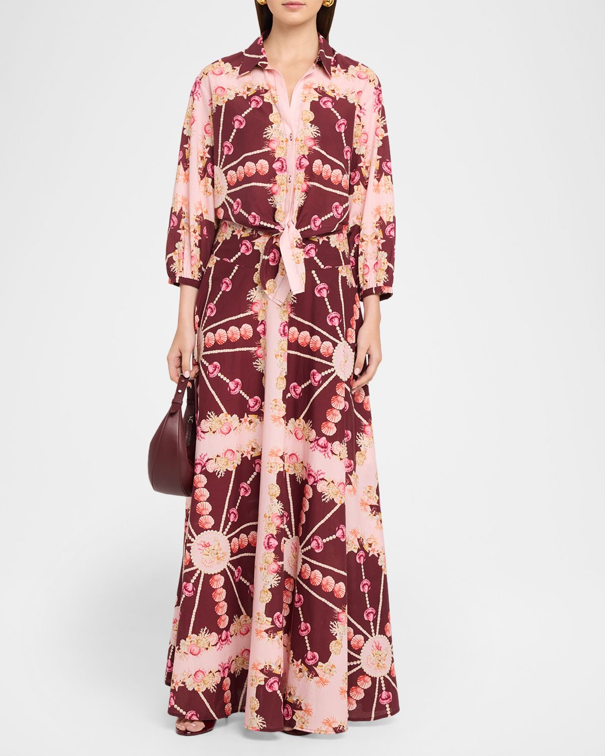 Cara Cara Gabriella Floral Poplin Maxi Skirt | Thumbnail 4