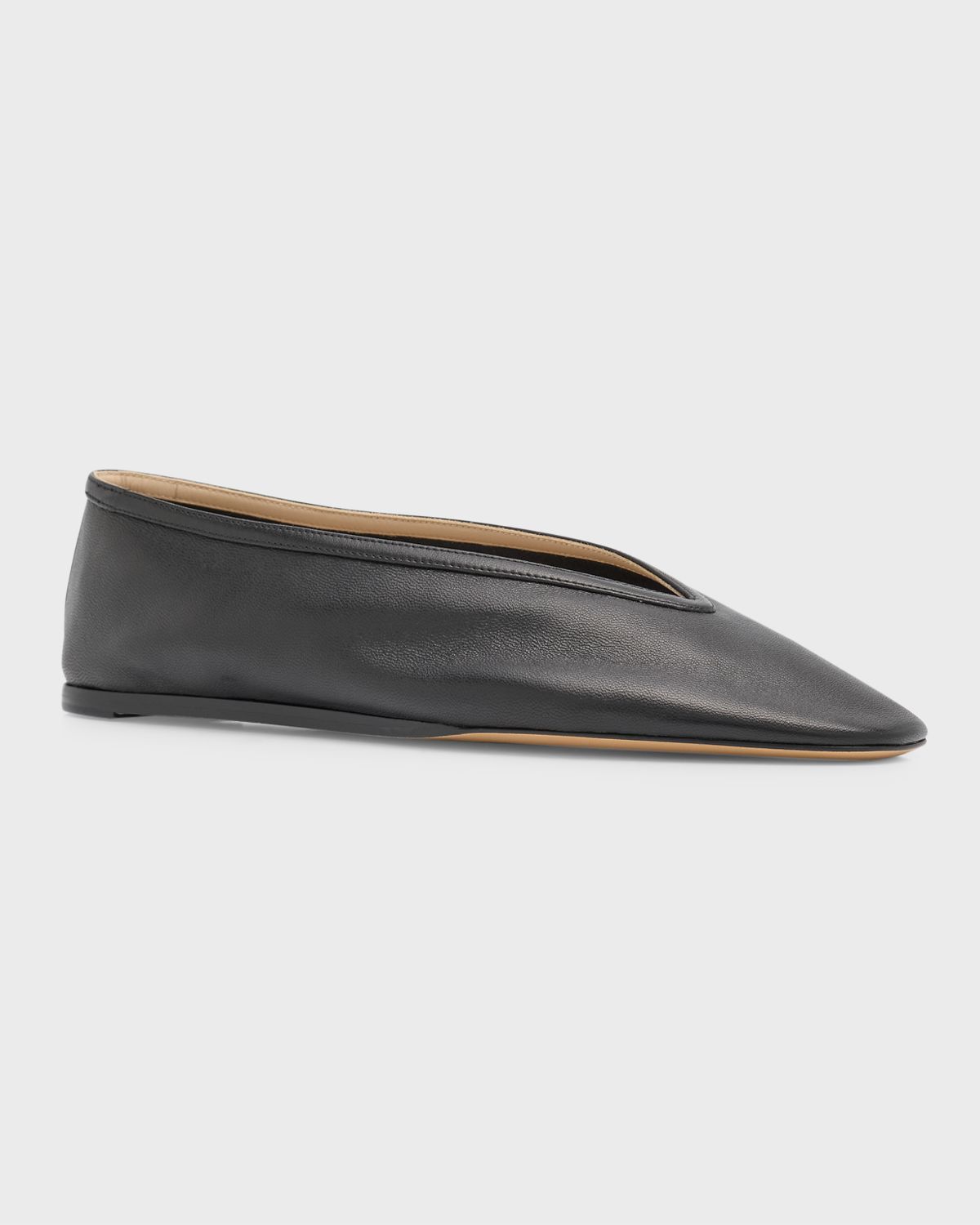 Le Monde Beryl Luna Calfskin Ballerina Flats