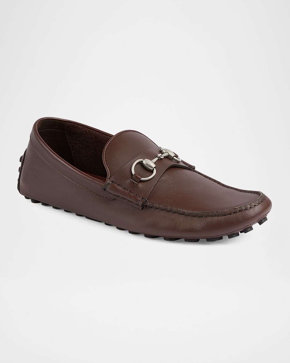 Gucci Men 's Byorn Horsebit Leather Drivers