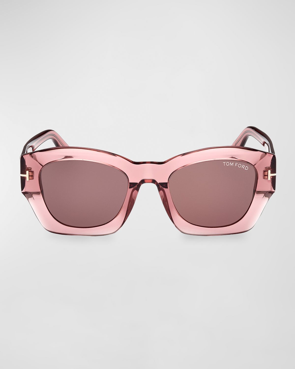 TOM FORD Guilliana Acetate Geometric Sunglasses