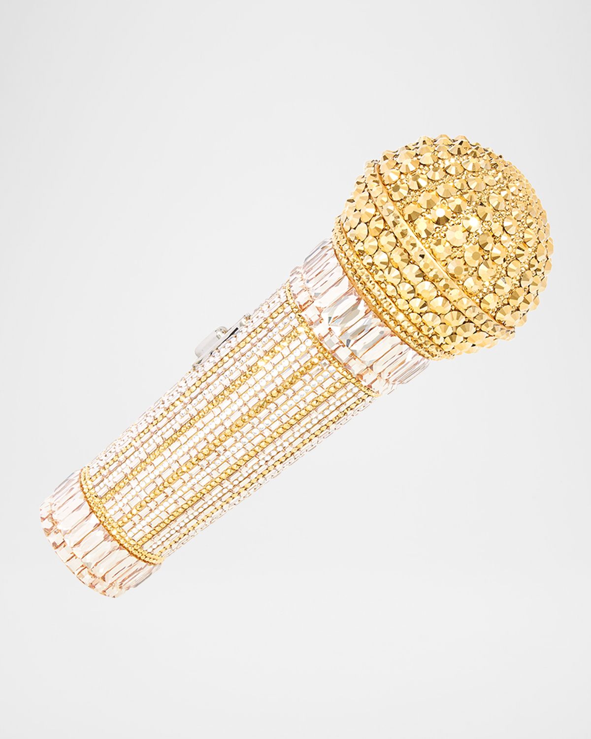 Judith Leiber Couture Diva Microphone Crystal Clutch Bag