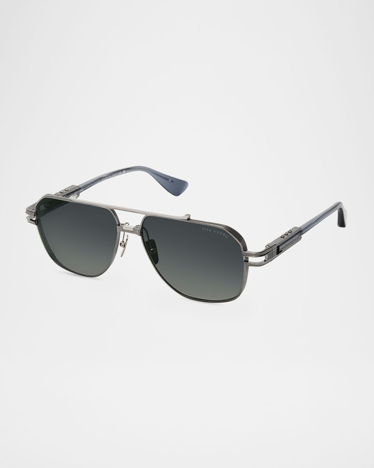 Dita Men 's Kudru Titanium Aviator Sunglasses