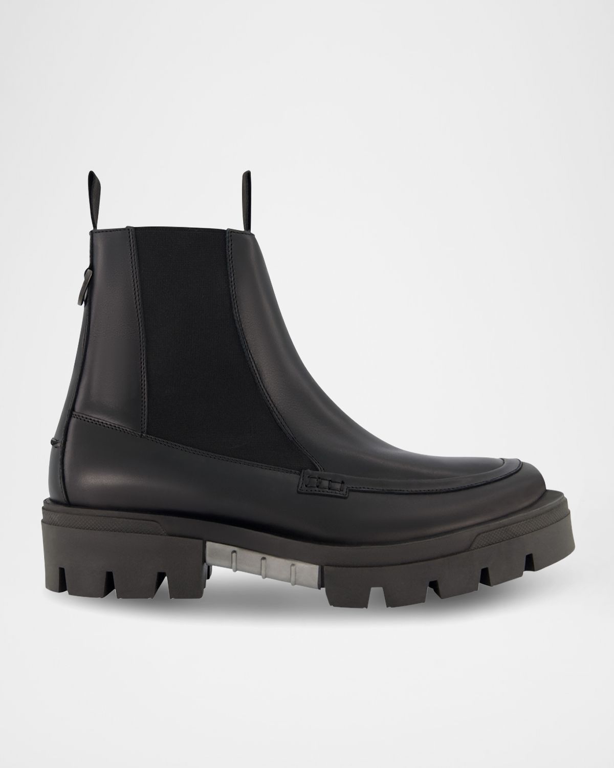 Karl Lagerfeld Paris Men 's Leather Apron Toe Chelsea Boots