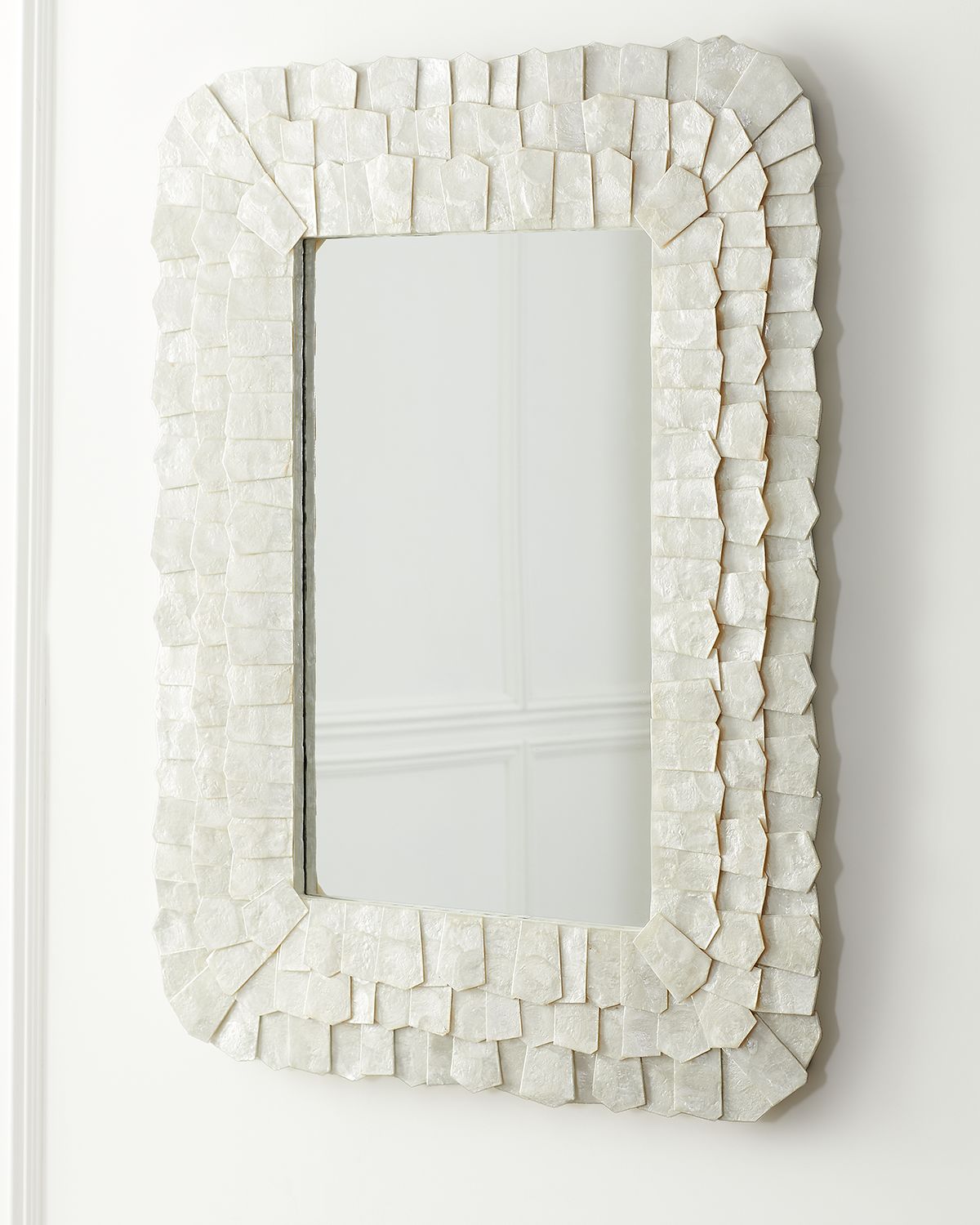Neiman Marcus Layered Capiz Mirror - 50"