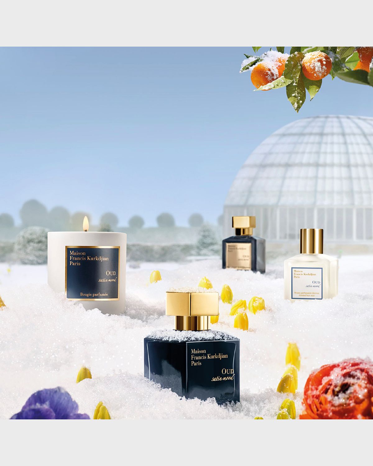 Maison Francis Kurkdjian Oud Satin Mood Precious Elixirs, 4 x 4 mL
