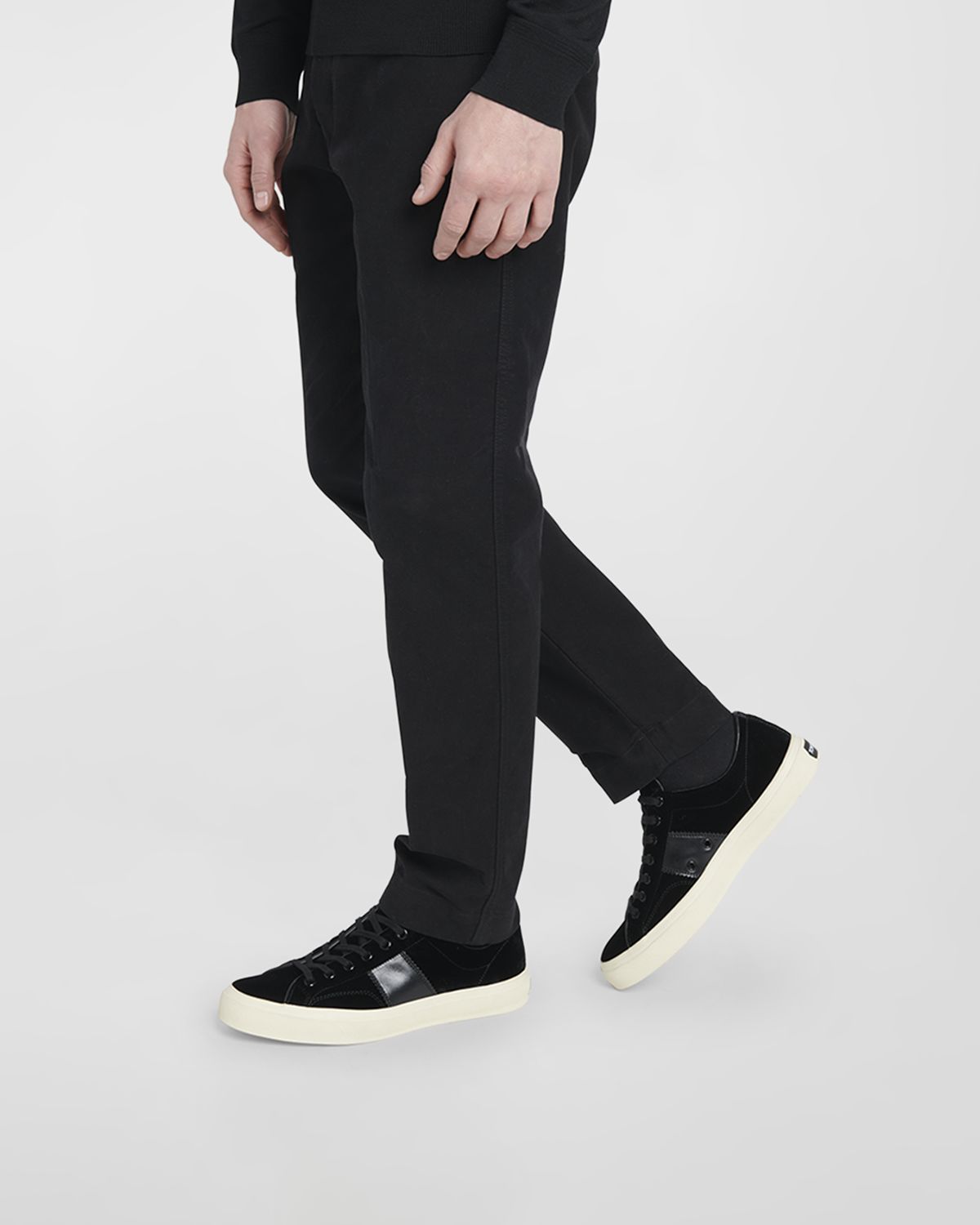 TOM FORD Men 's Cambridge Suede Low-Top Sneakers | Thumbnail 6 TOM FORD Men 's Cambridge Suede Low-Top Sneakers | Thumbnail 6
