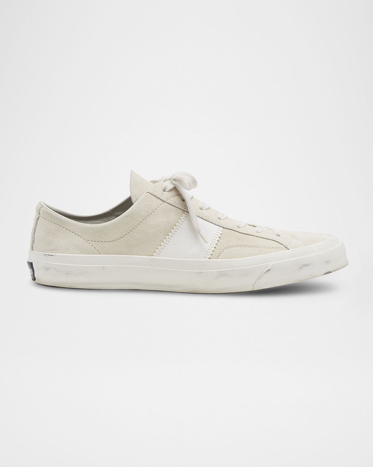 TOM FORD Men 's Cambridge Suede Low-Top Sneakers | Thumbnail 7