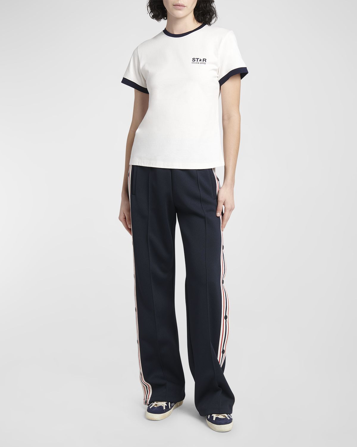 Golden Goose Star Short-Sleeve Logo T-Shirt