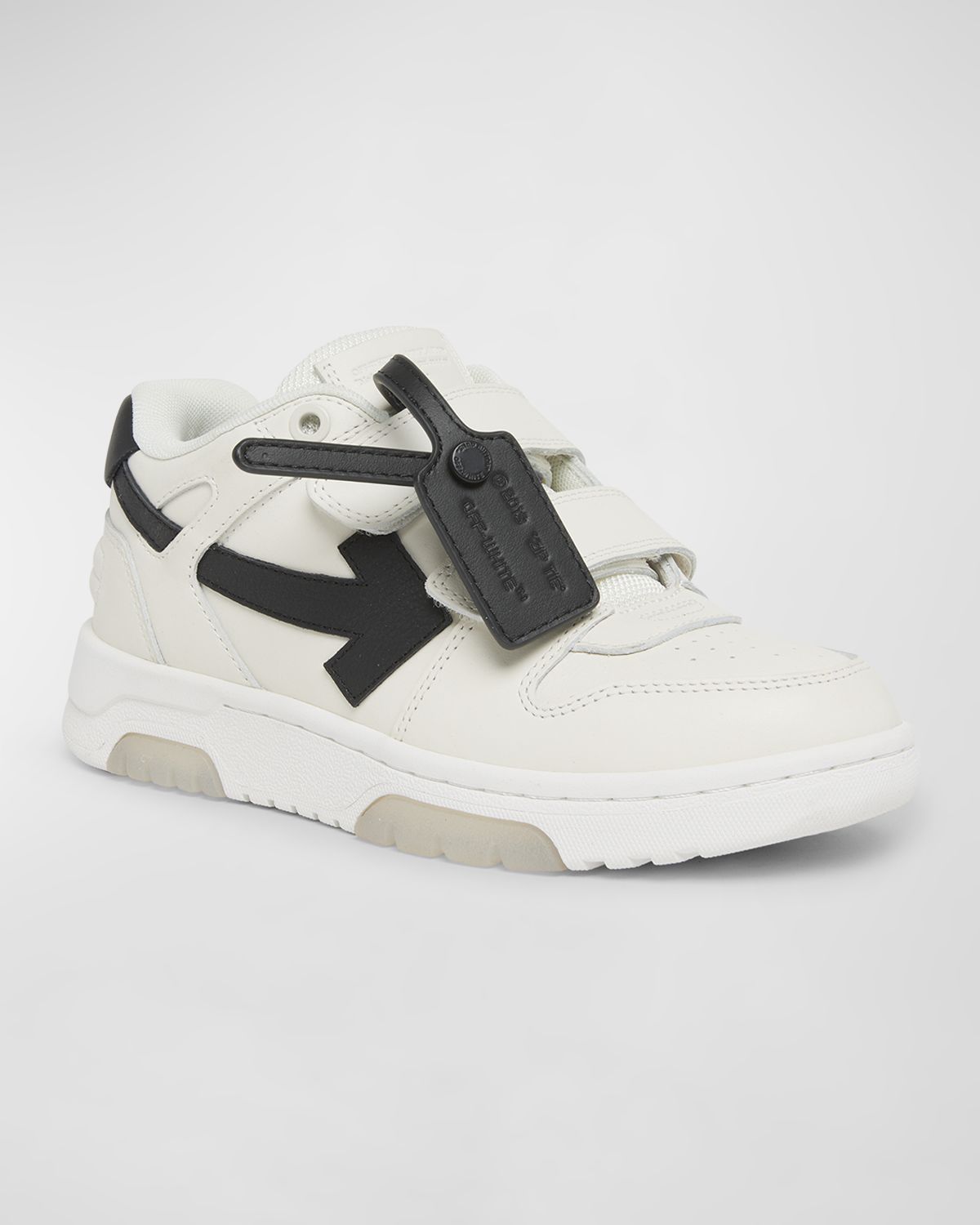 Off-White Kid 's Out Of Office Leather Sneakers, Toddler/Kids