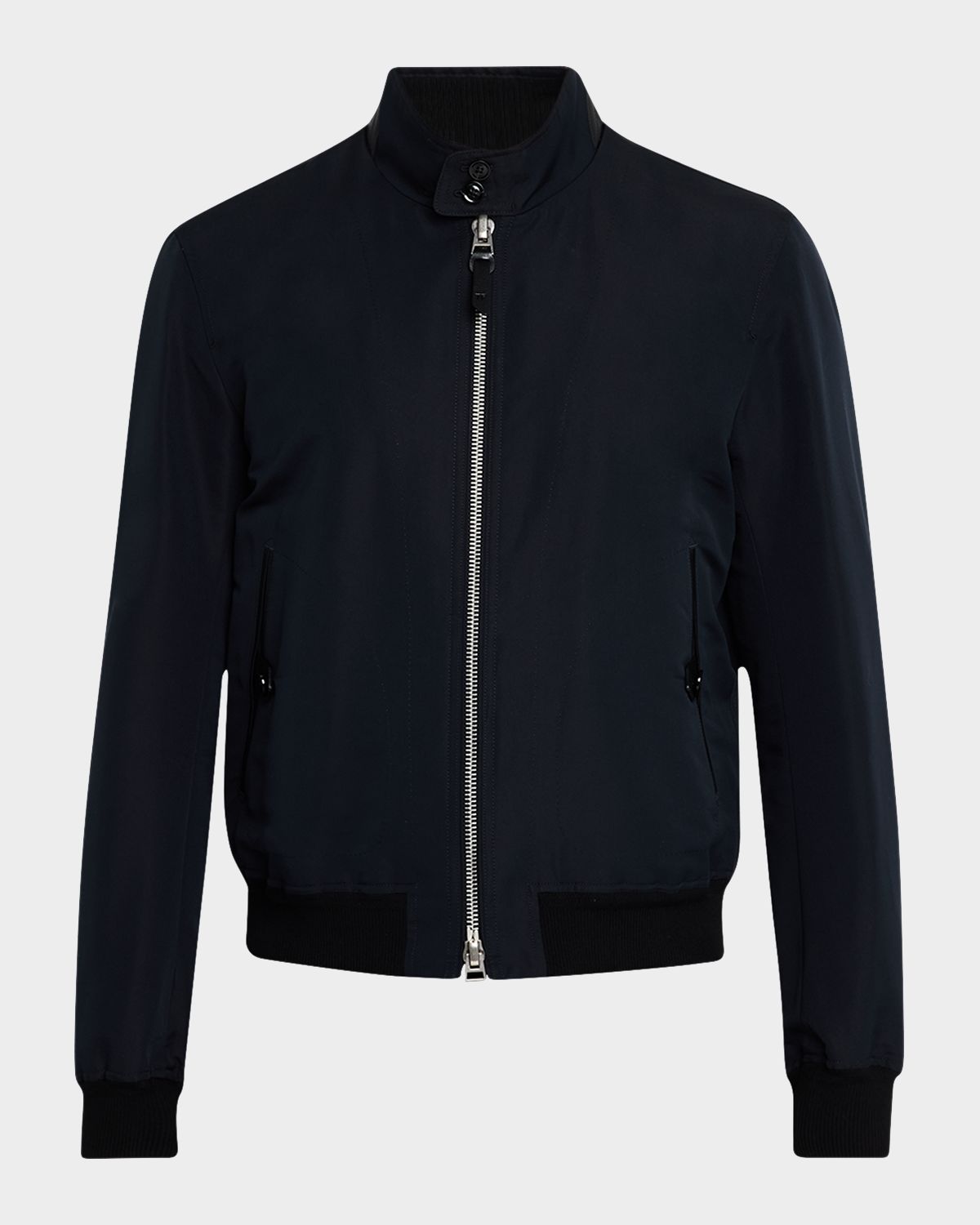 TOM FORD Men 's Harrington Fine Poplin Blouson Jacket