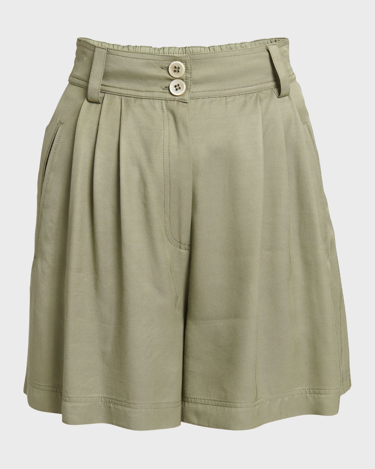 Golden Goose Journey Leilah Pleated Viscose-Twill Shorts | Thumbnail 8 Golden Goose Journey Leilah Pleated Viscose-Twill Shorts | Thumbnail 8